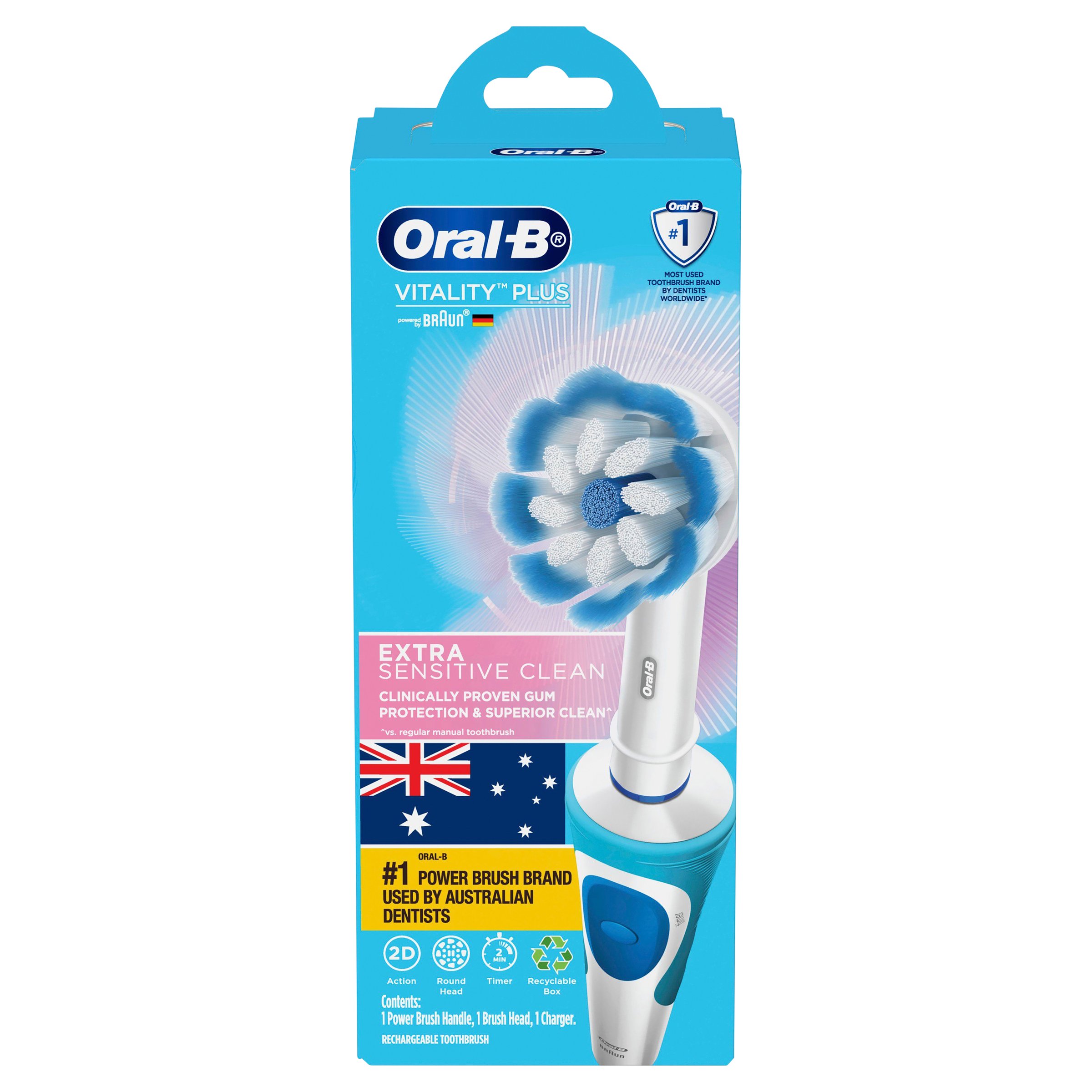 Oral-B Vitality Electric Toothbrush Extra Sensitive Clean 1 each - Image 1