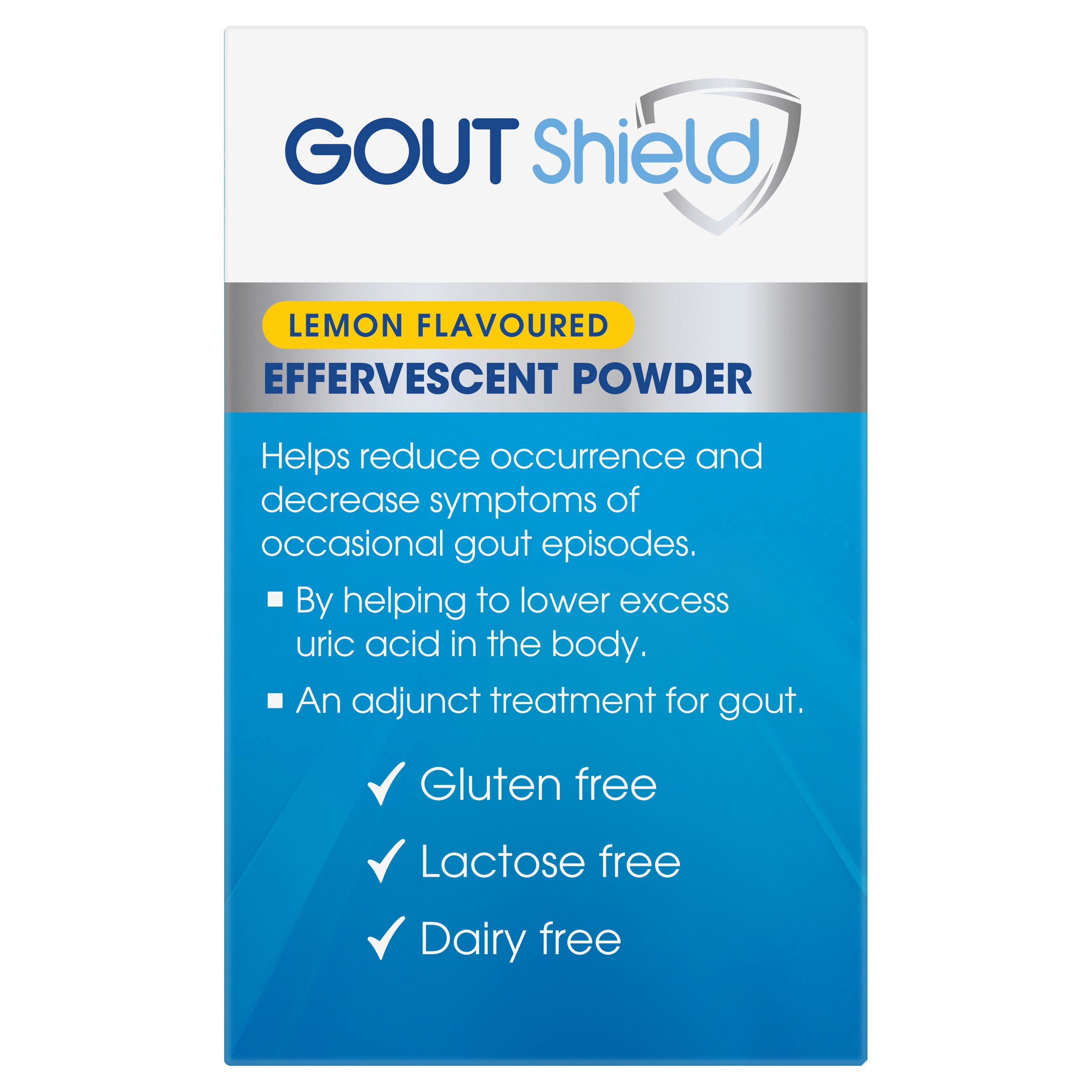 Gout Shield Effervescent Powder Lemon Flavoured 28 sachets - Image 3
