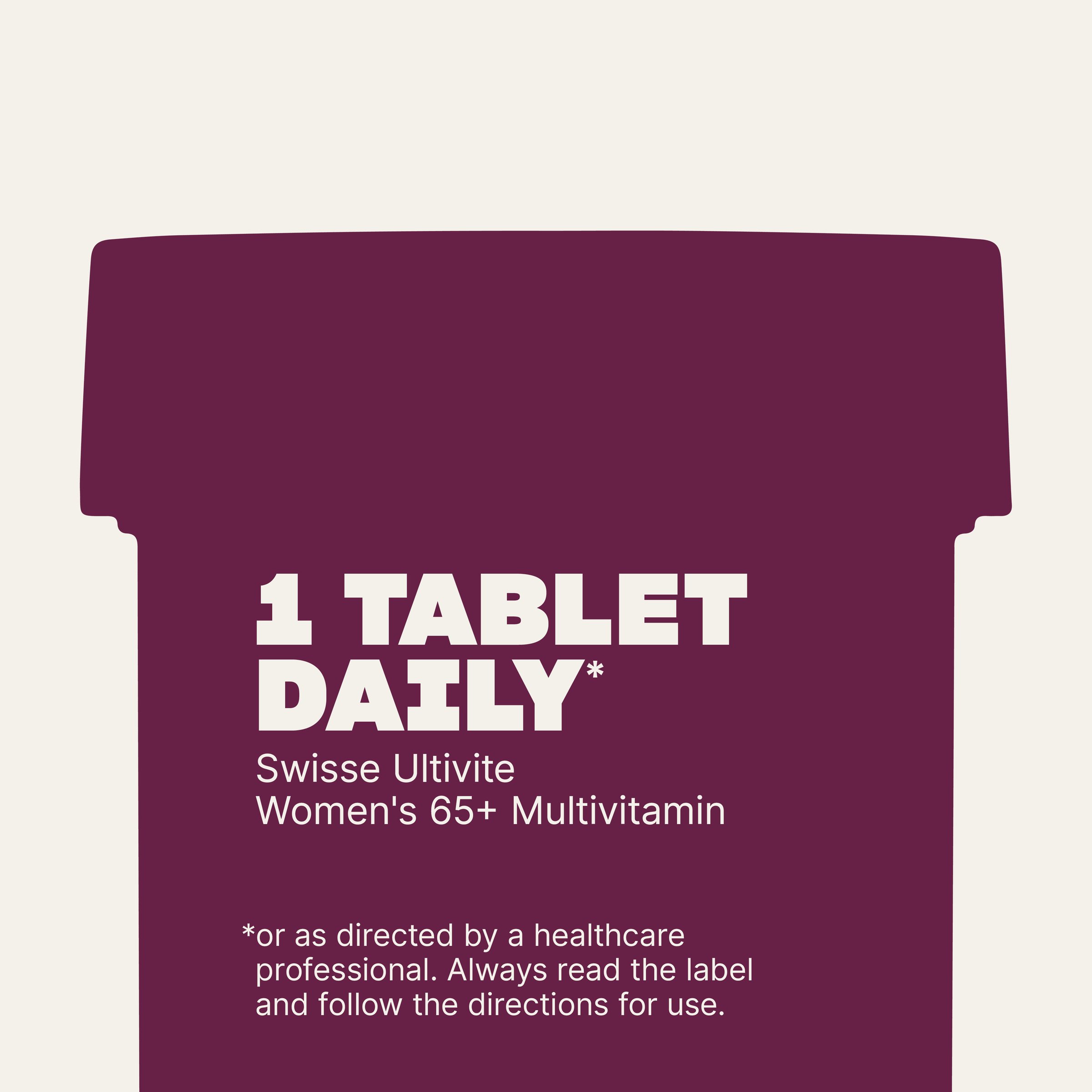 Swisse Ultivite Women's 65 + Multivitamin 60 tablets - Image 6