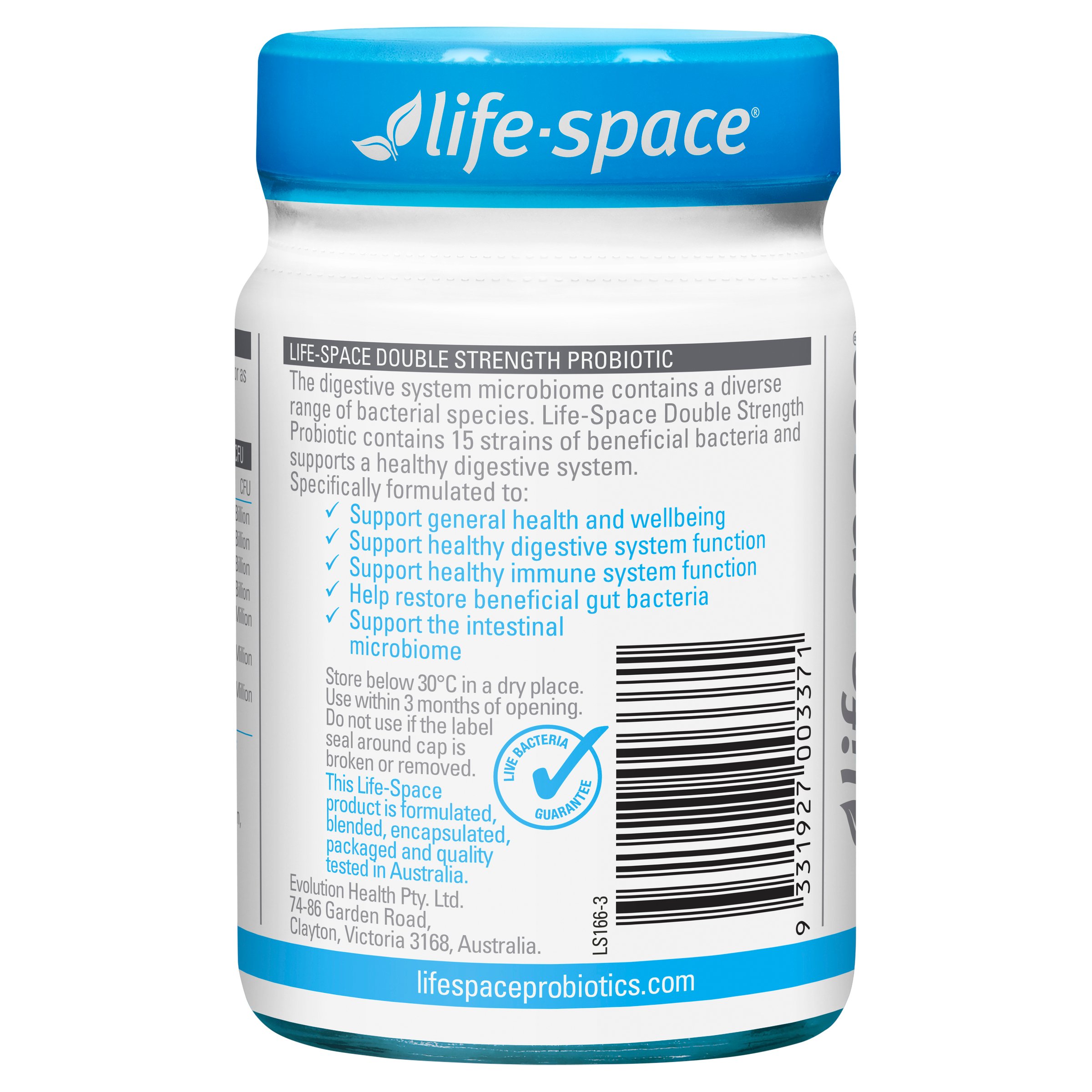 Life-Space Double Strength Probiotic 30 capsules - Image 2