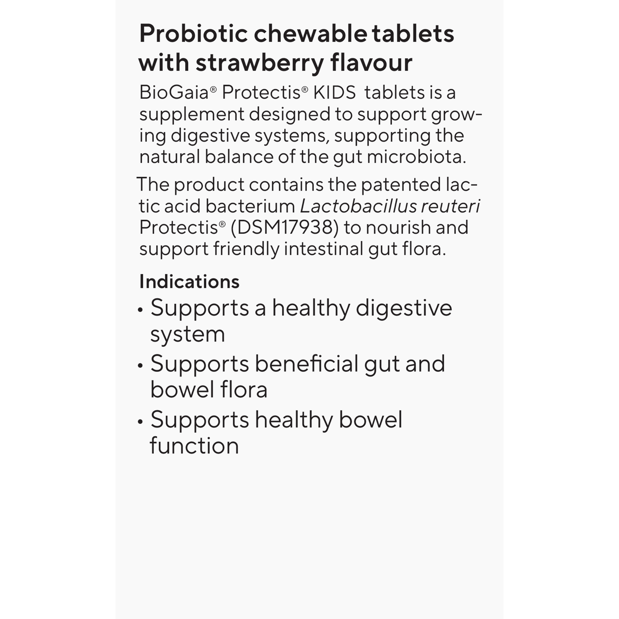 BioGaia Protectis Tablets Stawberry - Image 3