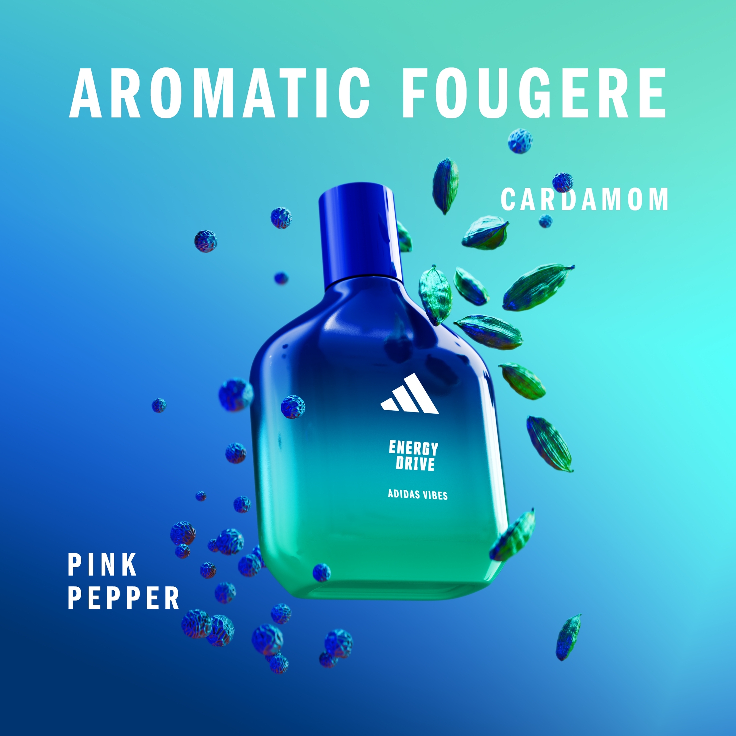 Adidas Vibes Energy Drive EDP Spray 100ml - Image 4
