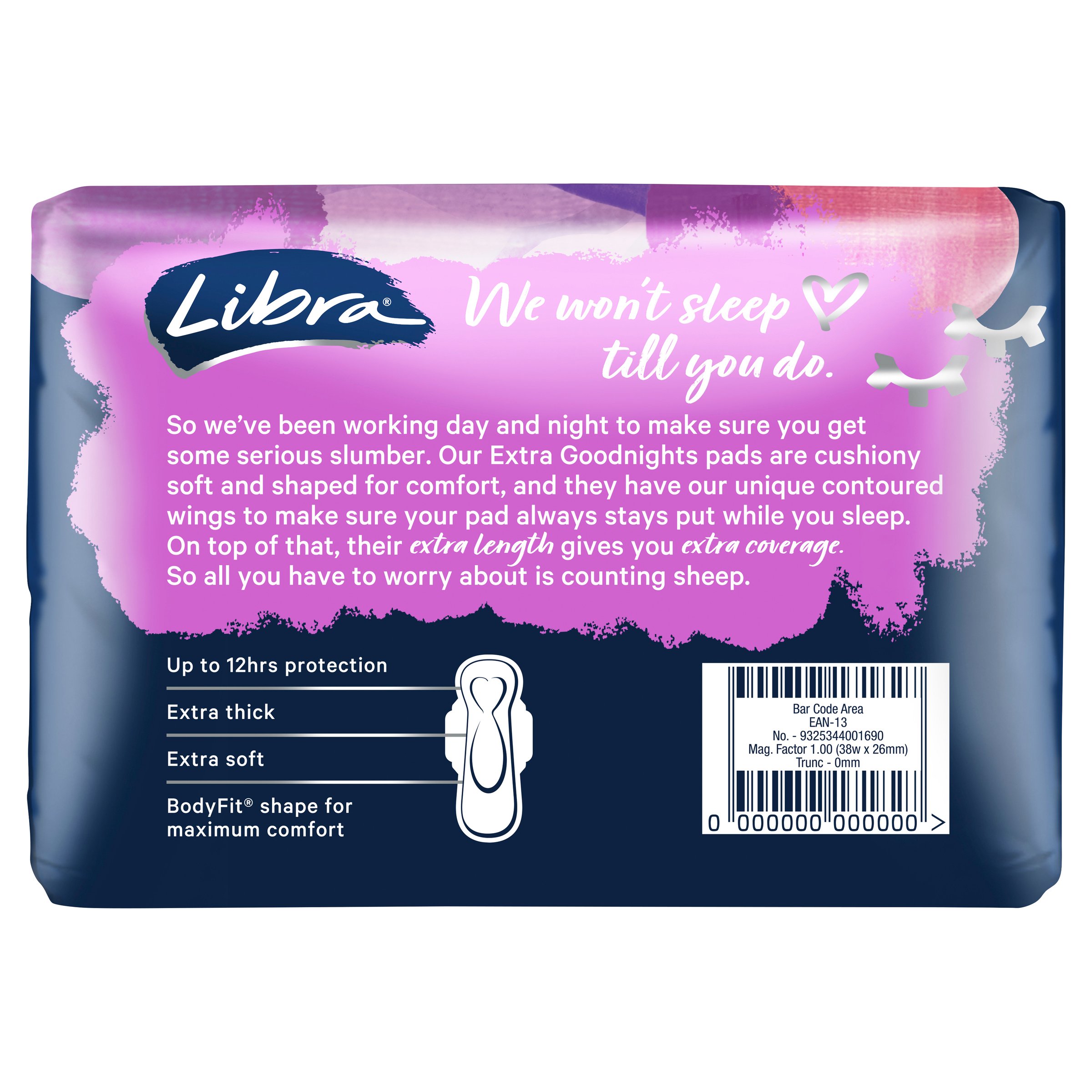 Libra Goodnights Wings 10 pack - Image 2