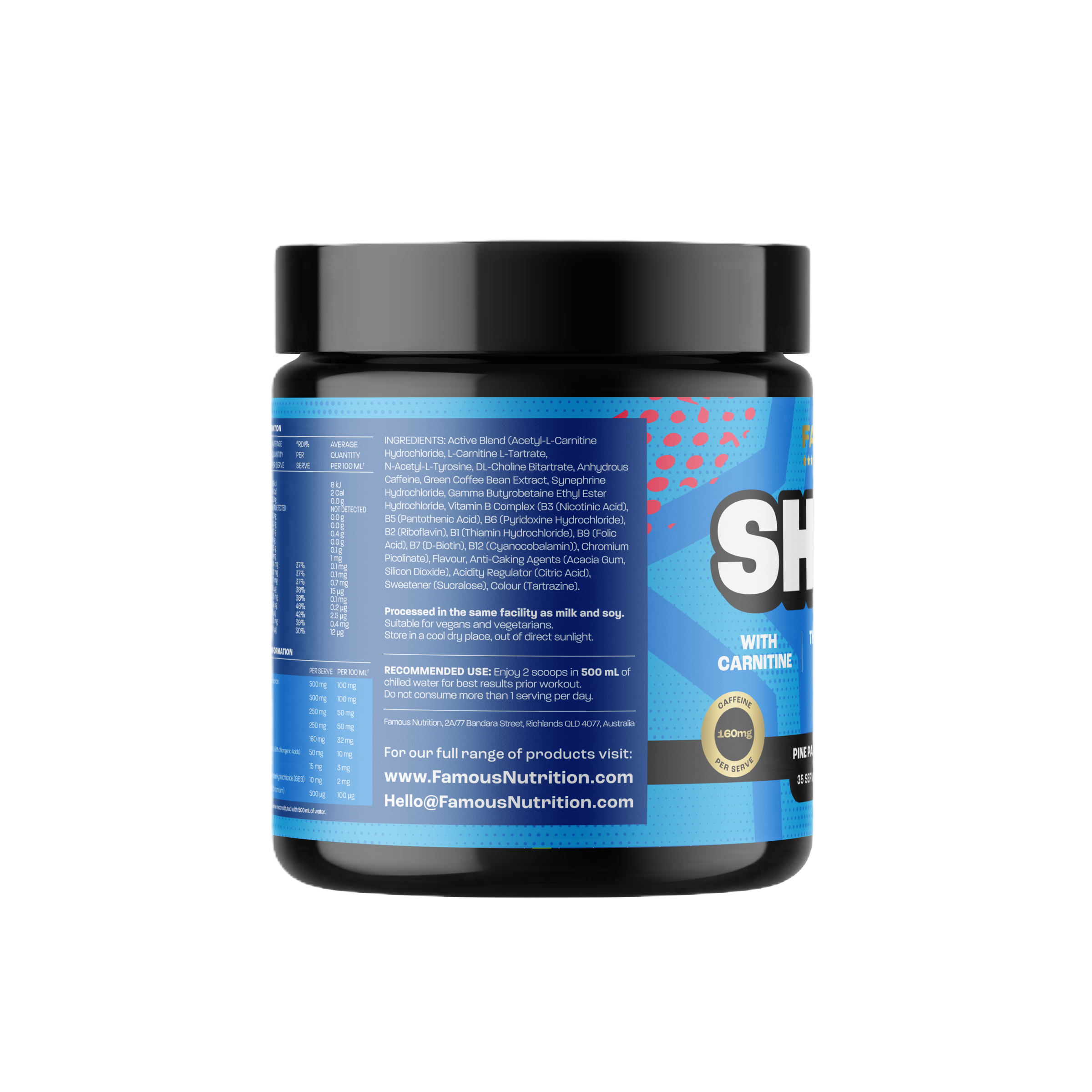 Famous Nutrition Shred Pine Passion 175g - Image 3