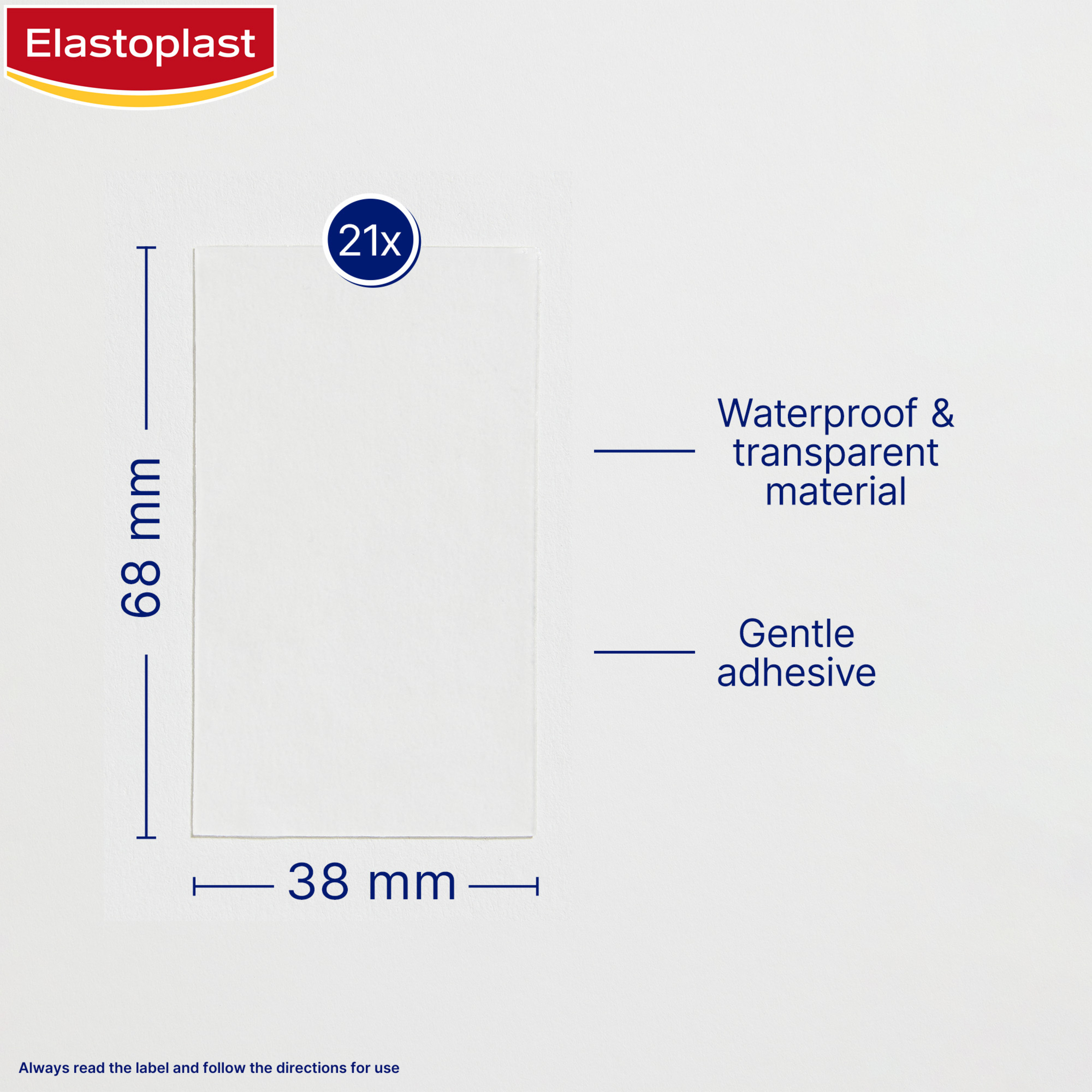 Elastoplast Scar Reducer Plastic 3.8cm X 6.8cm - 21 pack - Image 6