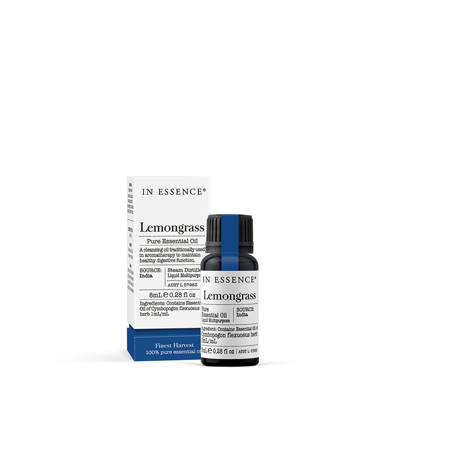 In Essence Lemongrass Pure Essential Oil 8ml