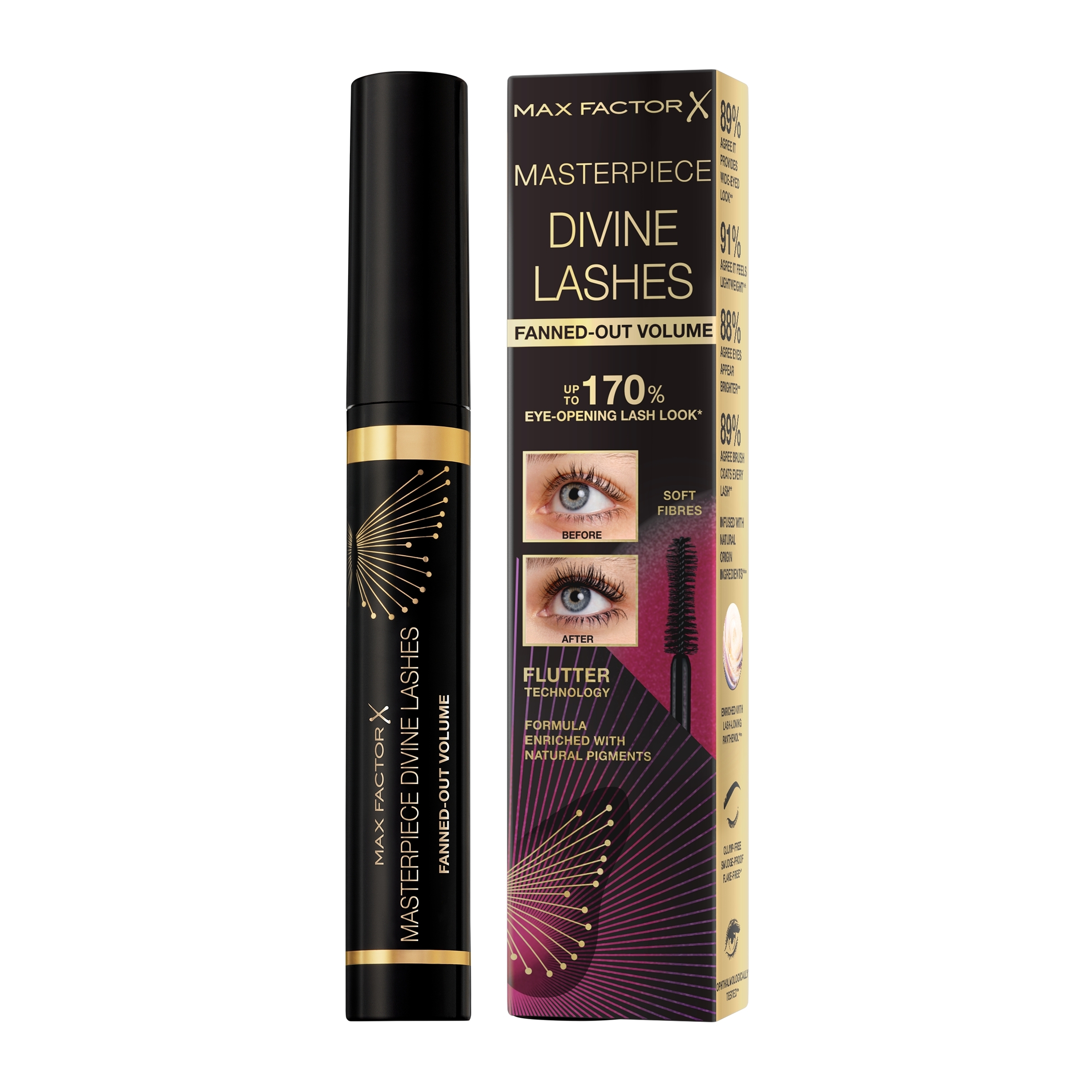 Max Factor Divine Lashes Mascara Volume Mascara Rich Black 001 - 8ml - Image 5