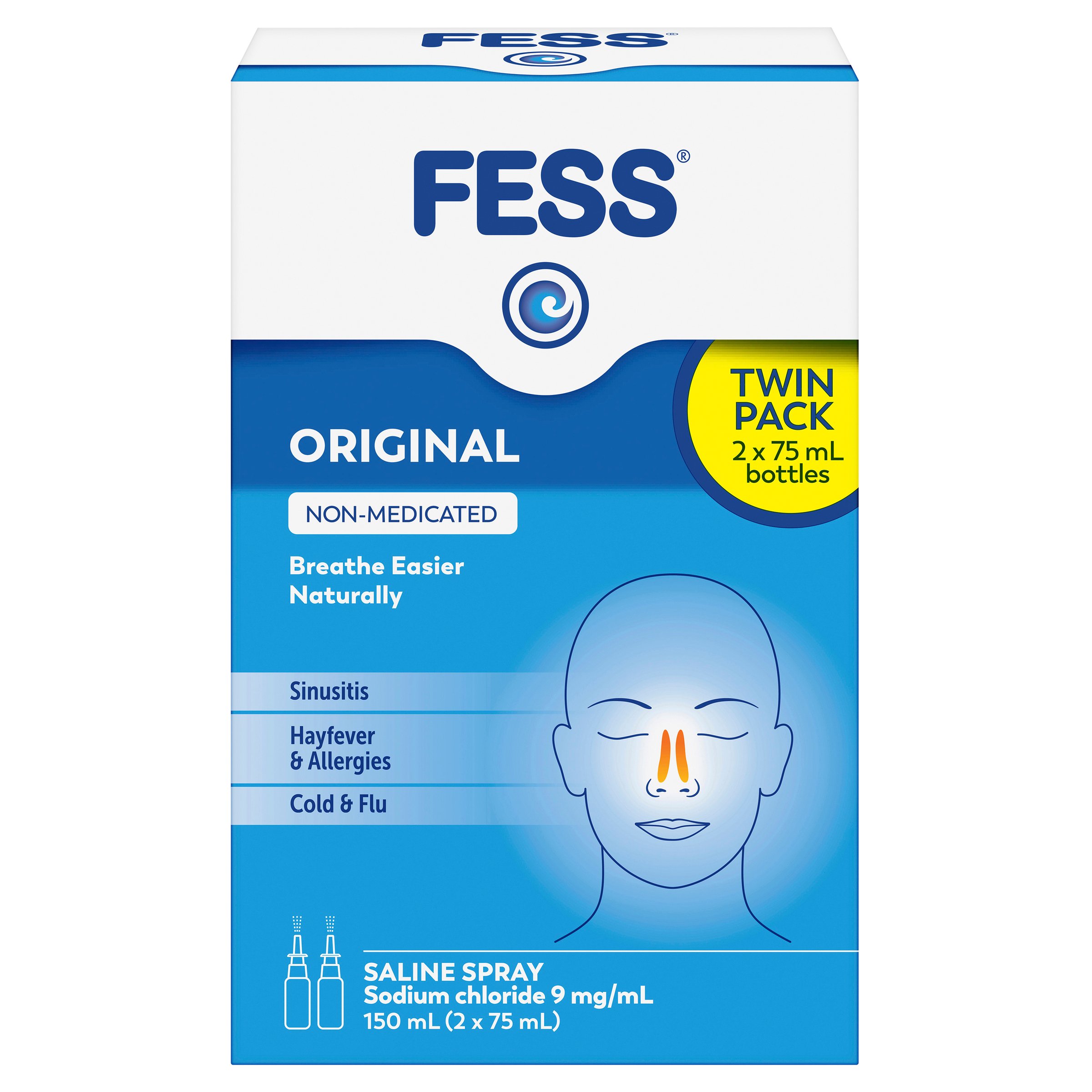 Fess Nasal Spray 75ml - 2 pack - Image 12