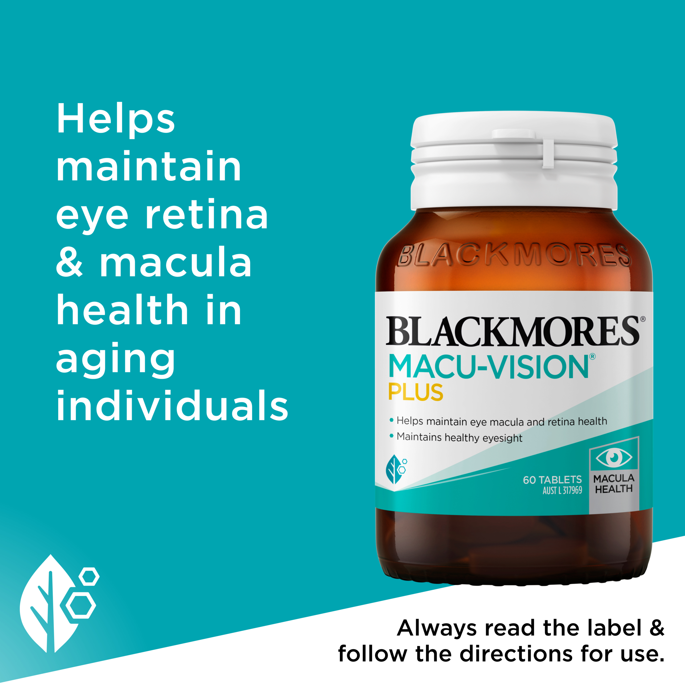 Blackmores Macu-Vision Plus 60 tablets - Image 6