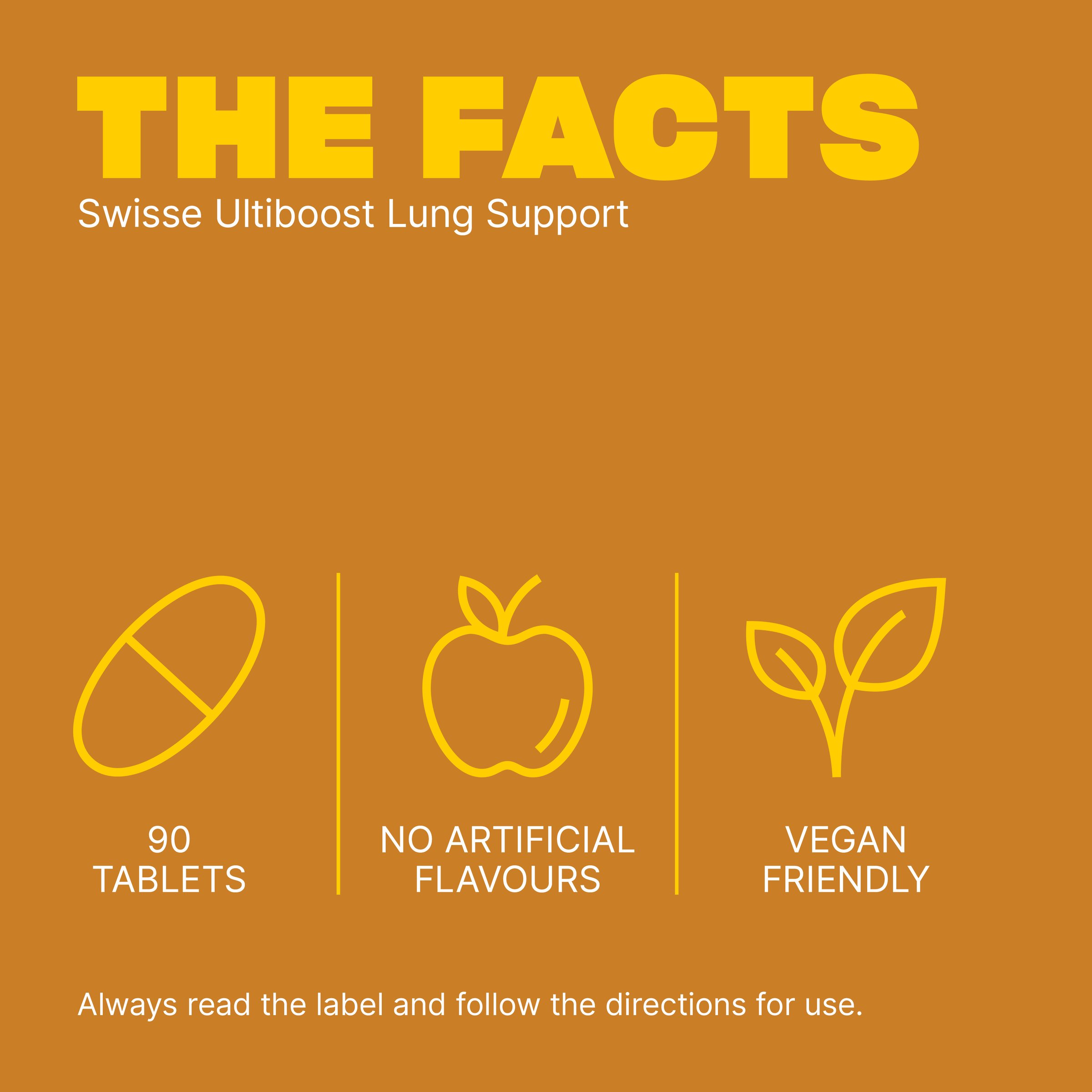 Swisse Ultiboost Lung Health Support 90 tablets - Image 5