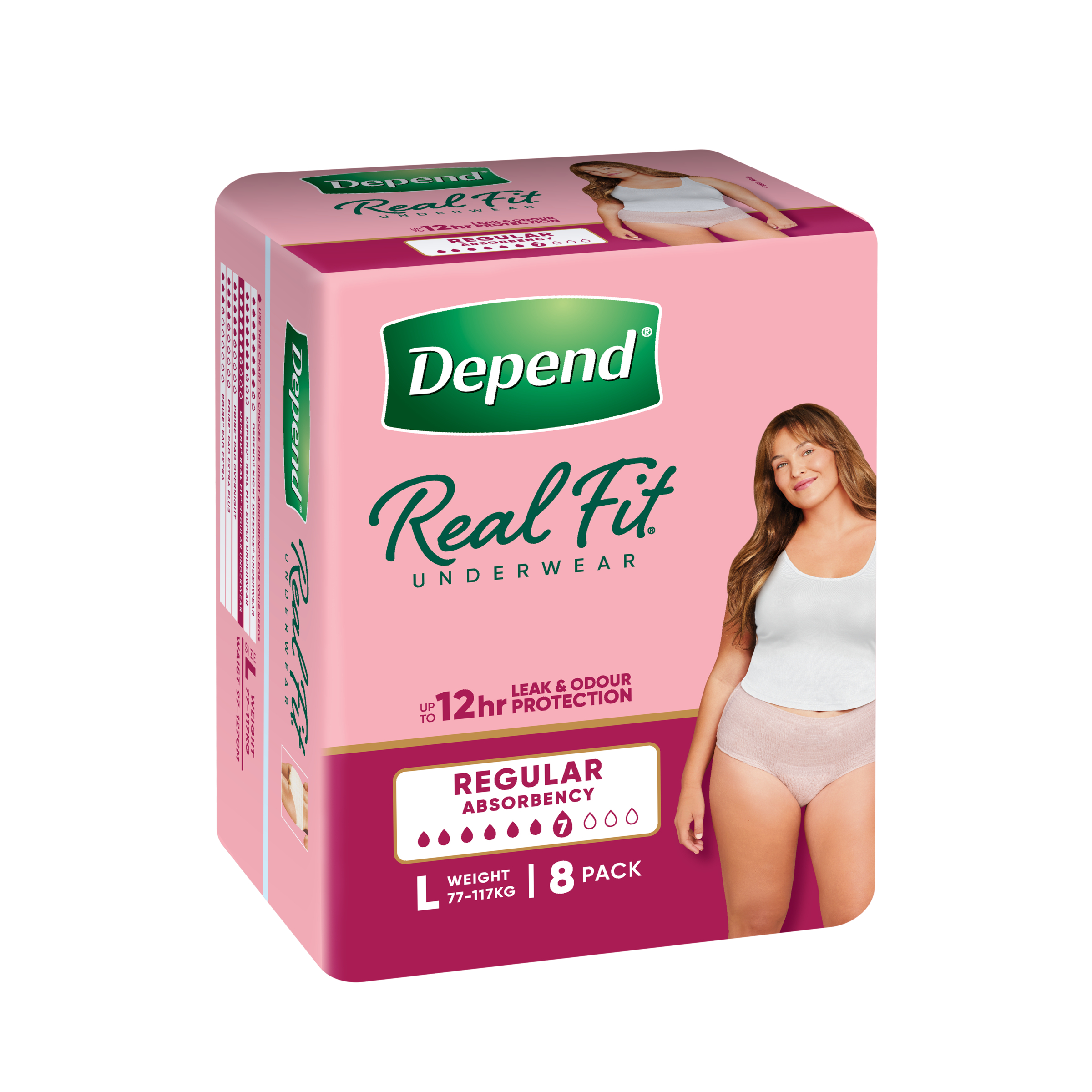 Depend Underwear RealFit Female Large 8 pack - Image 8