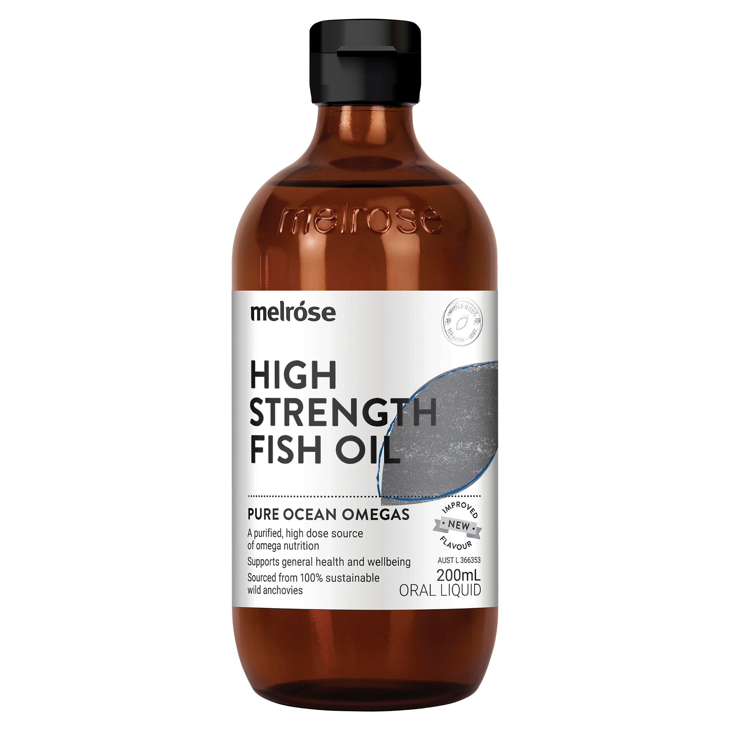 Melrose High Strength Fish Oil 200ml - Image 1