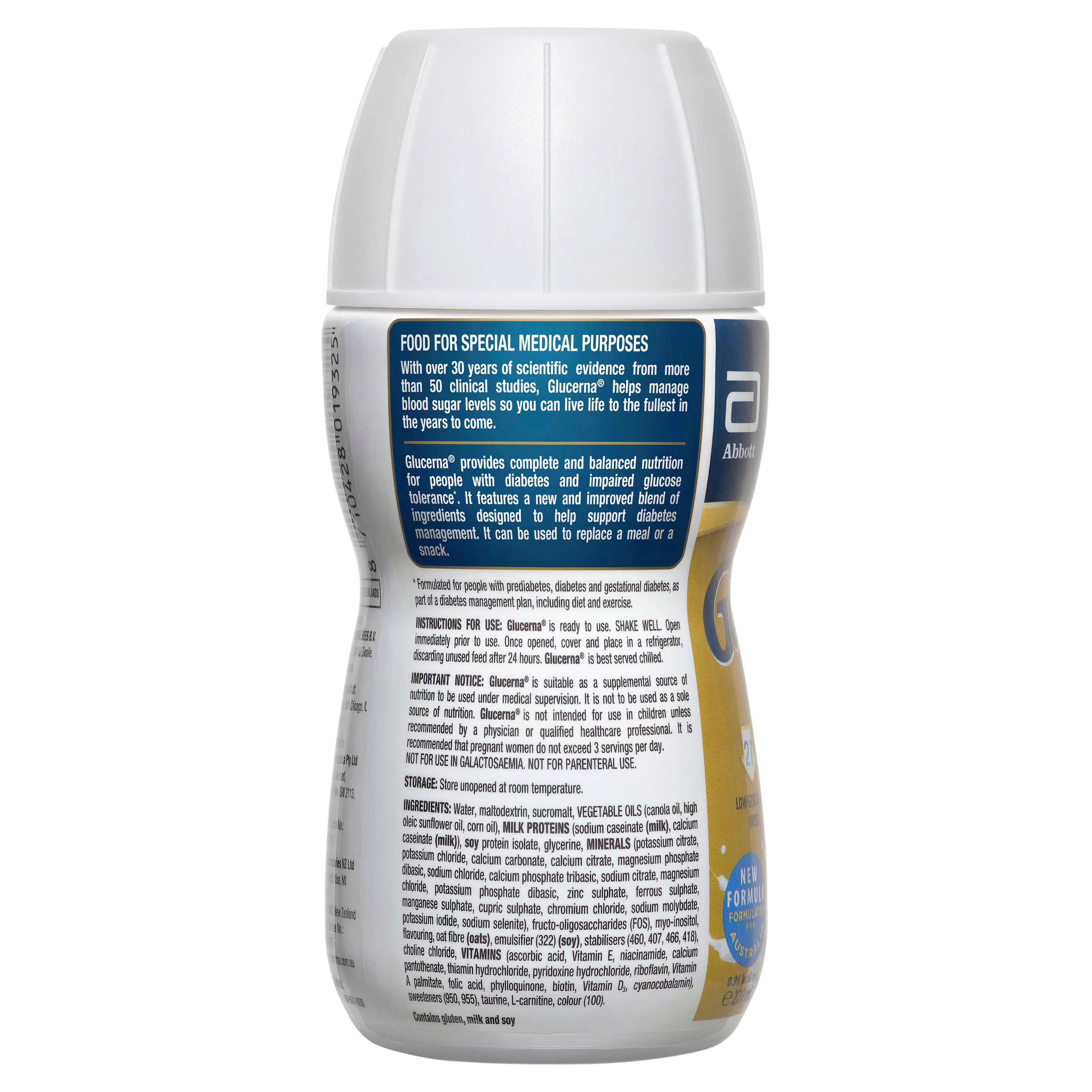 Glucerna Vanilla Flavour Ready To Drink 220ml - Image 3