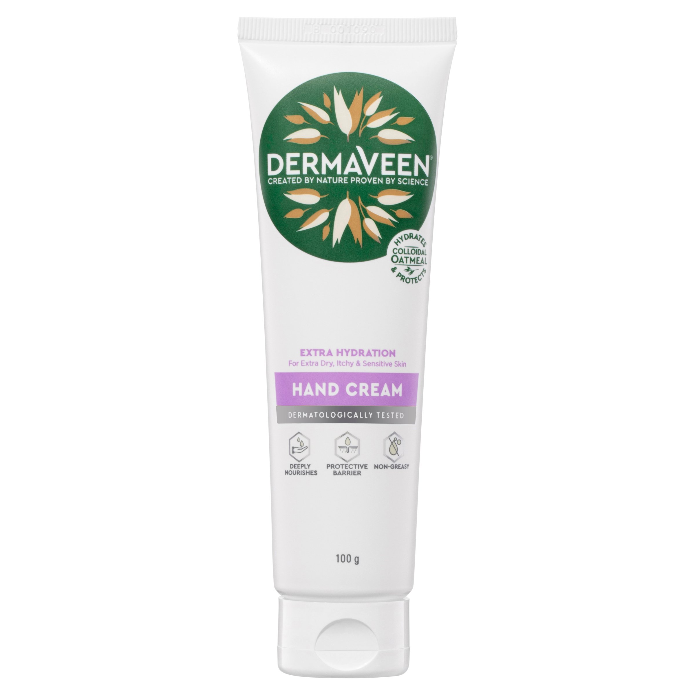 DermaVeen Extra Hydration Hand Cream 100g - Image 1