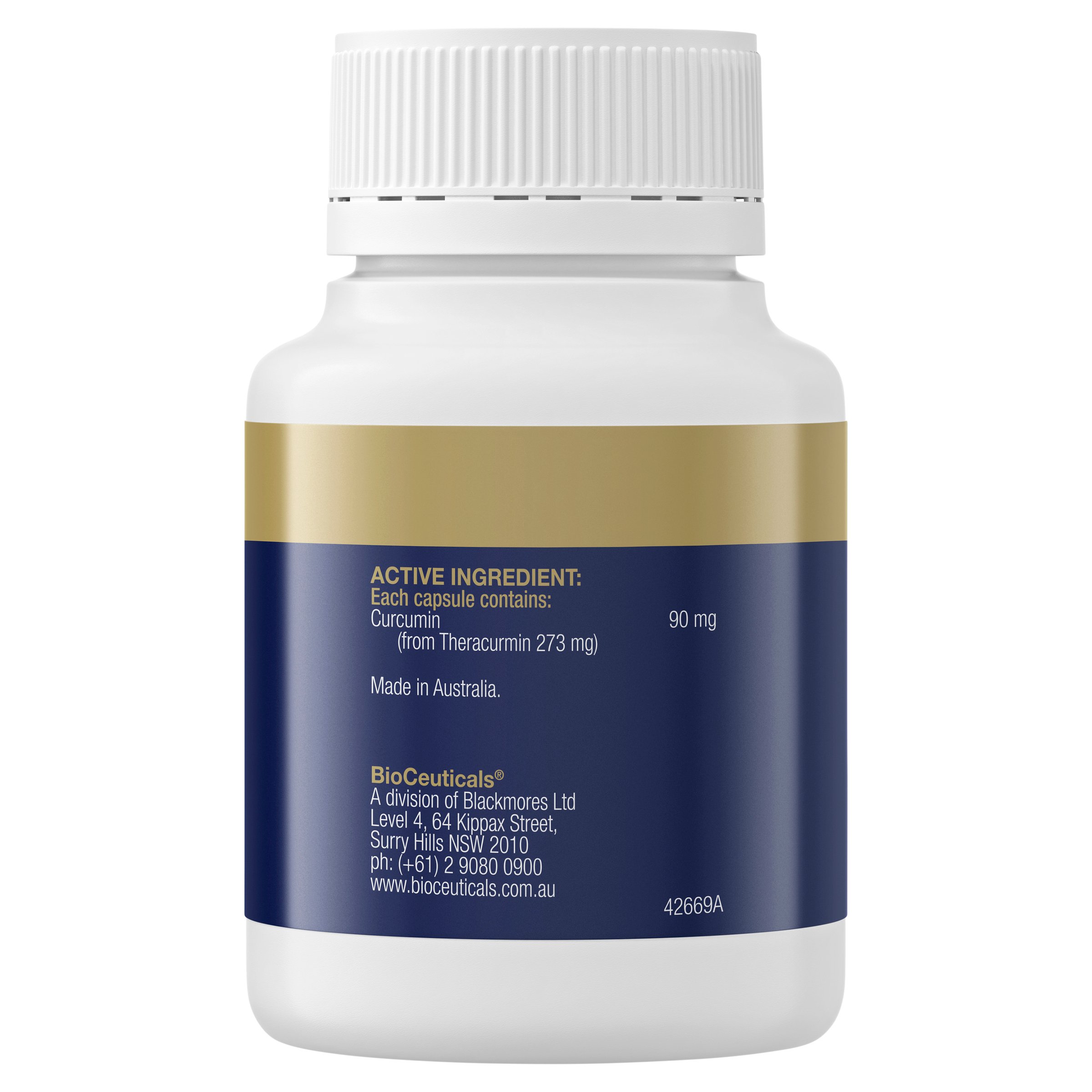 BioCeuticals Theracurmin Triple 60 capsules - Image 3