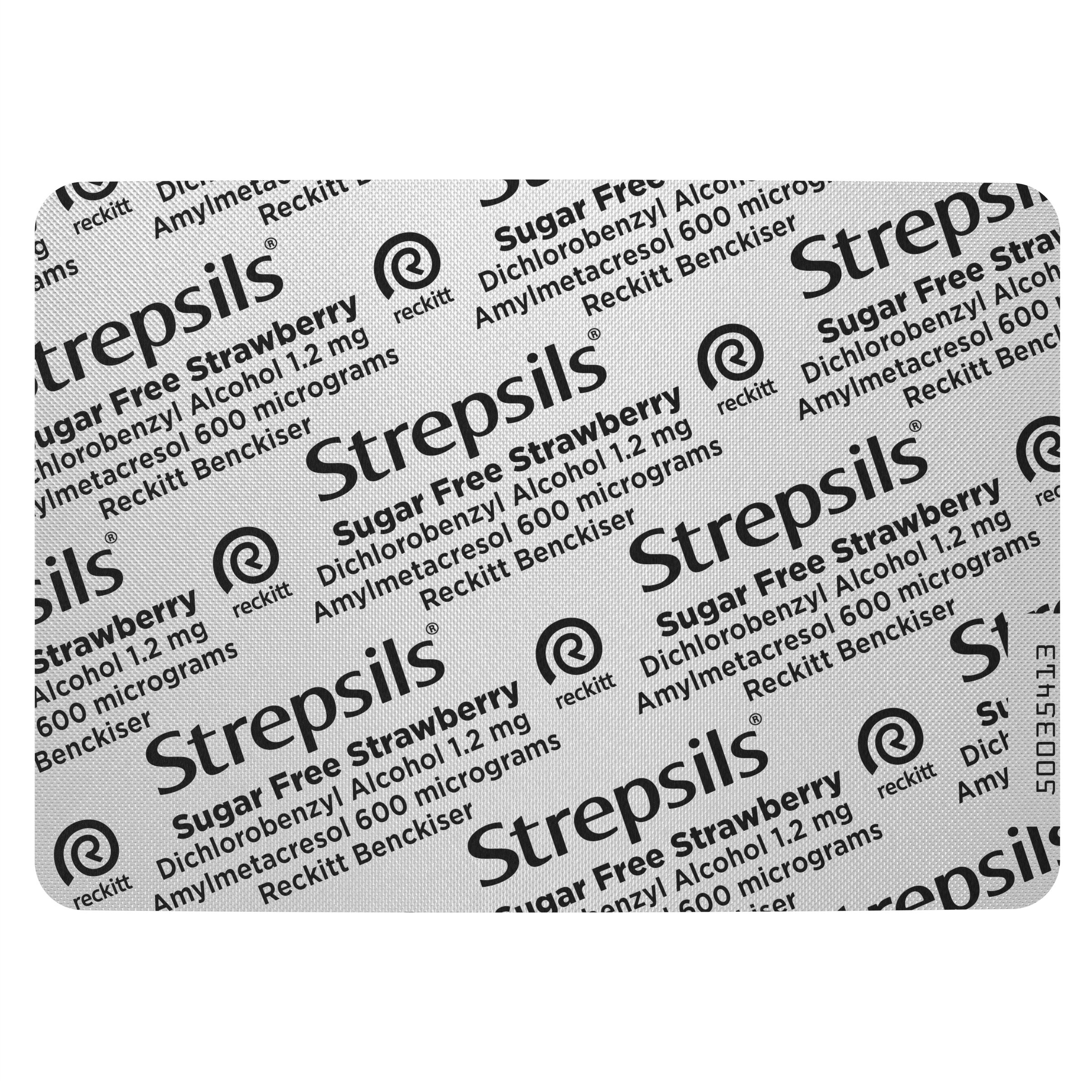 Strepsils Sugar Free Double Antibacterial Action Strawberry 36 lozenges - Image 5