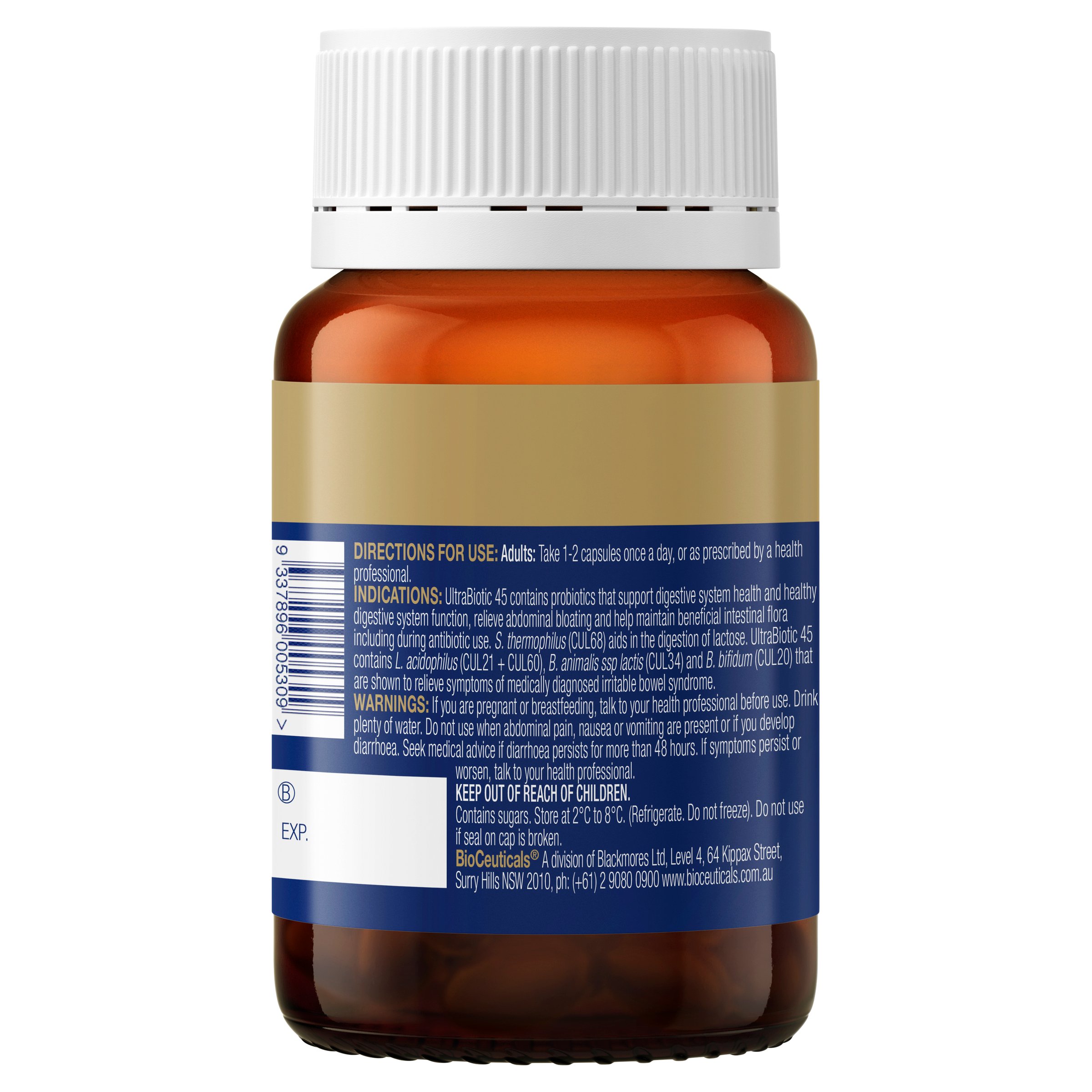 BioCeuticals UltraBiotic 45 - 30 capsules - Image 3