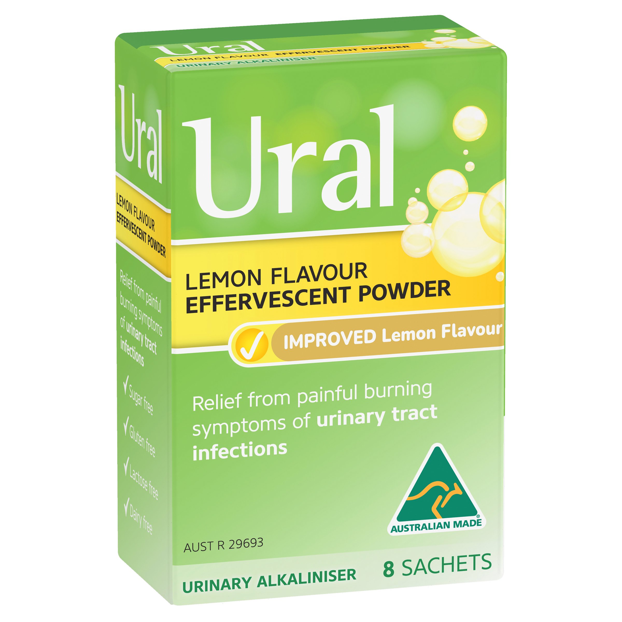 Ural Effervescent Powder Sugar Free 4g - 8 sachets - Image 6