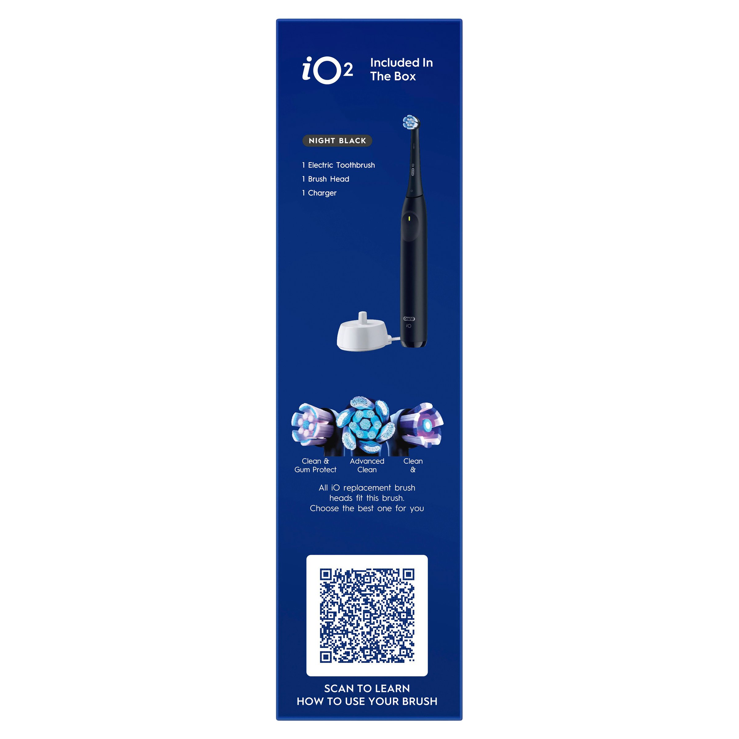 Oral-B iO2 Black Electric Toothbrush 1 pack - Image 4