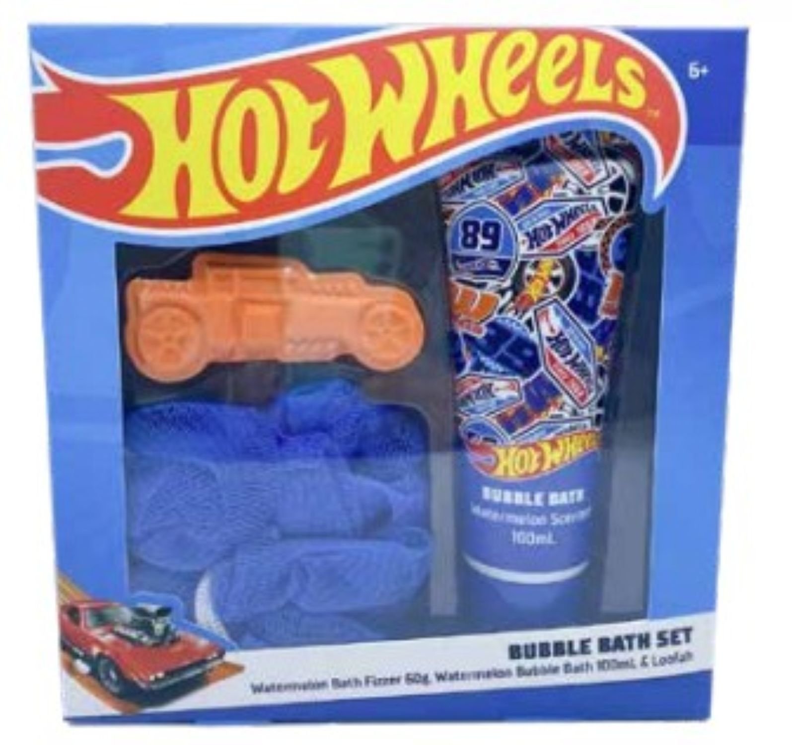 Hot Wheels Watermelo Bubble Bath Gift Set 3 piece