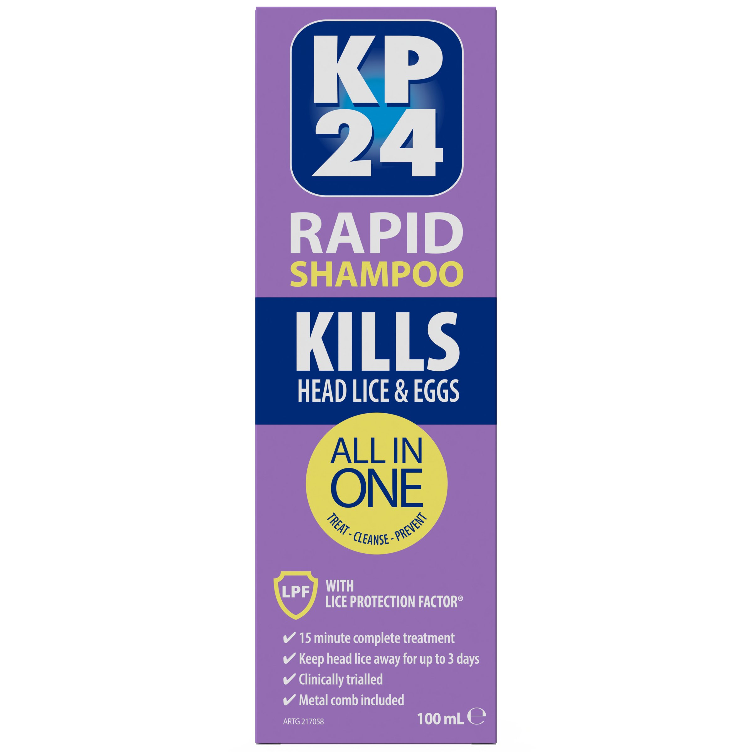 KP24 Rapid Shampoo With LPF 100ml - Image 1
