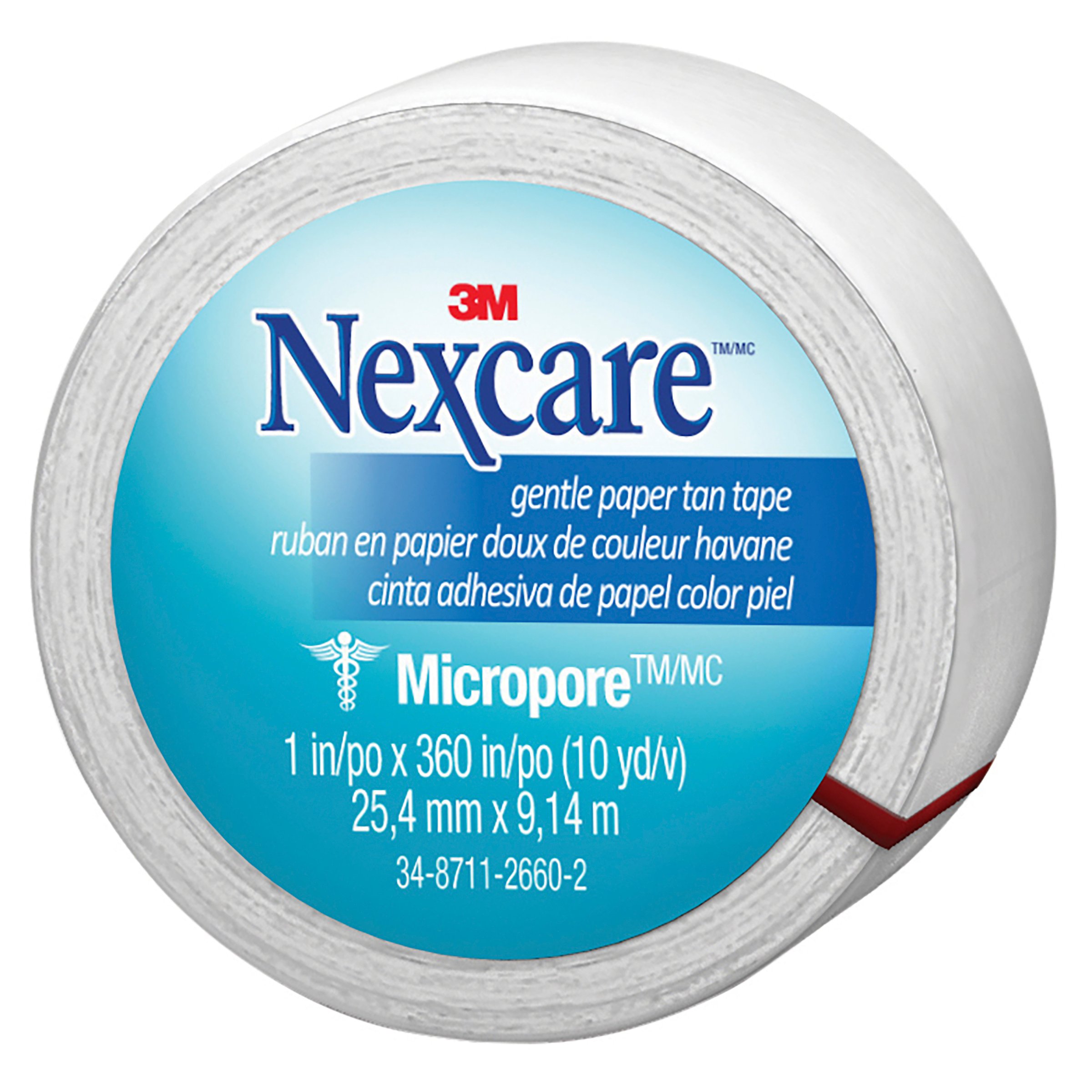 Nexcare Gentle Paper Tape White 25mm x 9.1m - 1 roll - Image 7