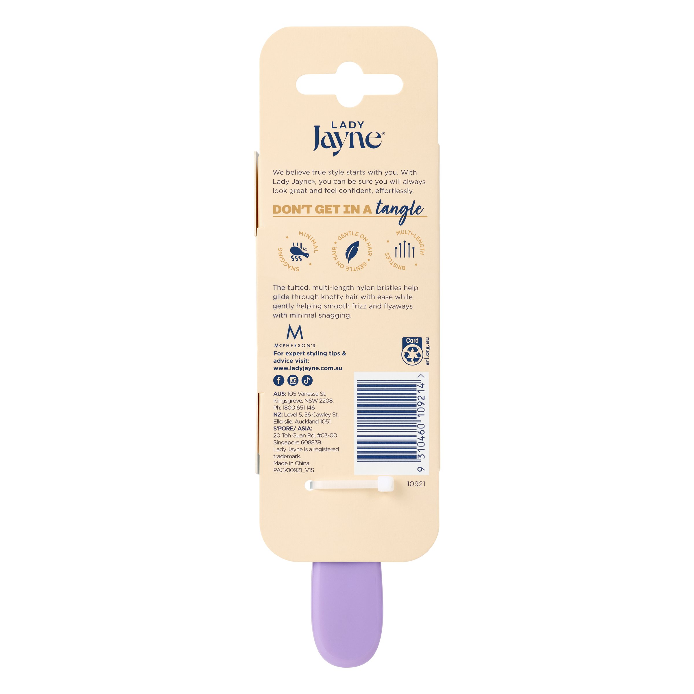 Lady Jayne Ebay Brush Detangler 1 each - Image 4