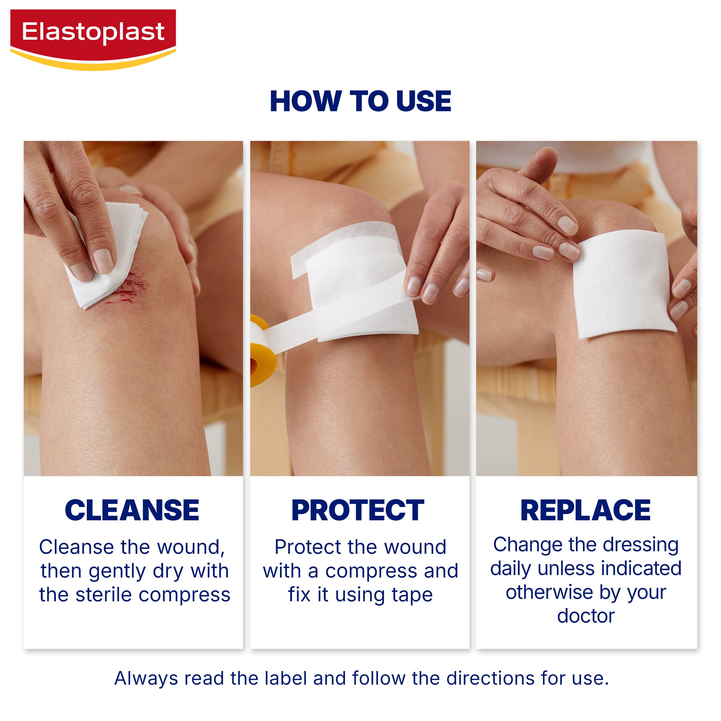 Elastoplast Sens Fixation Tape 2.5cm X 9m - 1 each - Image 5