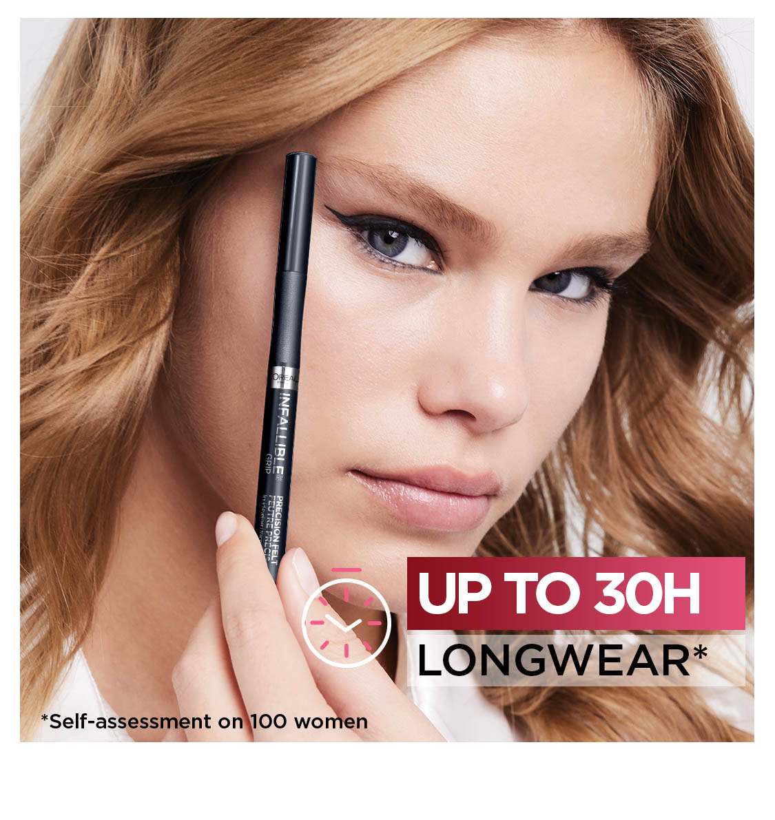 L'Oreal Paris Infallible Grip 27H Precision Felt Black 1 each - Image 9