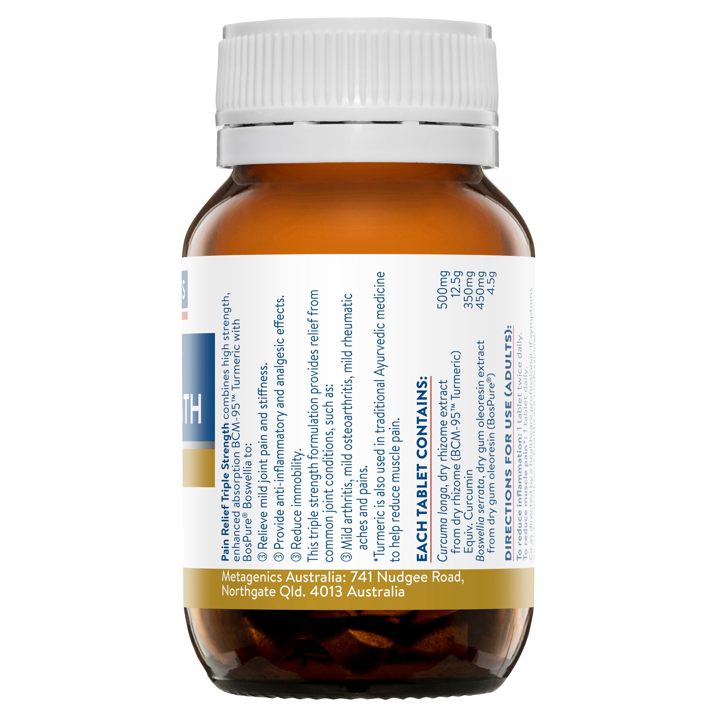 Ethical Nutrients Pain Relief Triple Strength 30 tablets - Image 4