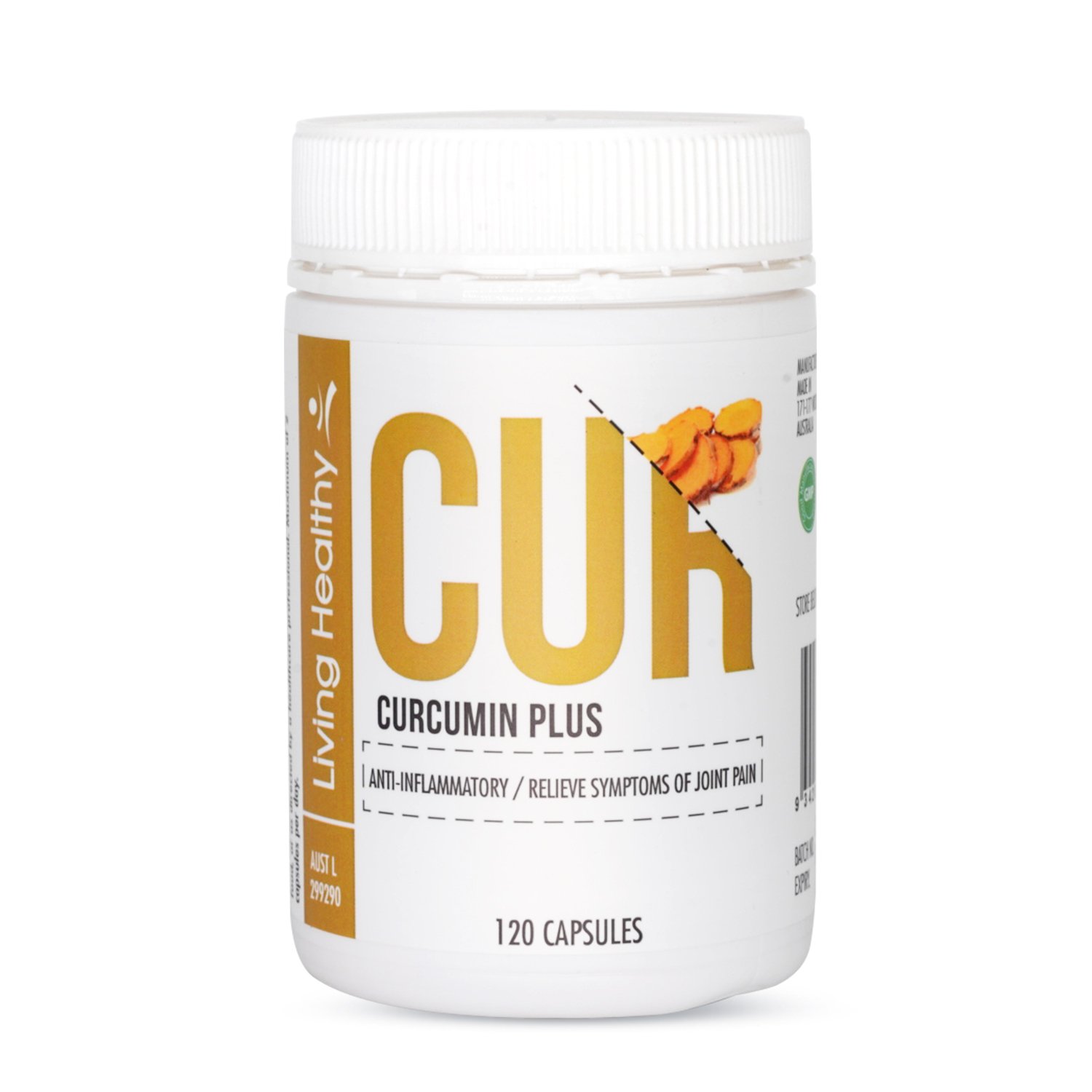 Living Healthy Curcumin Plus 120 capsules - Image 1