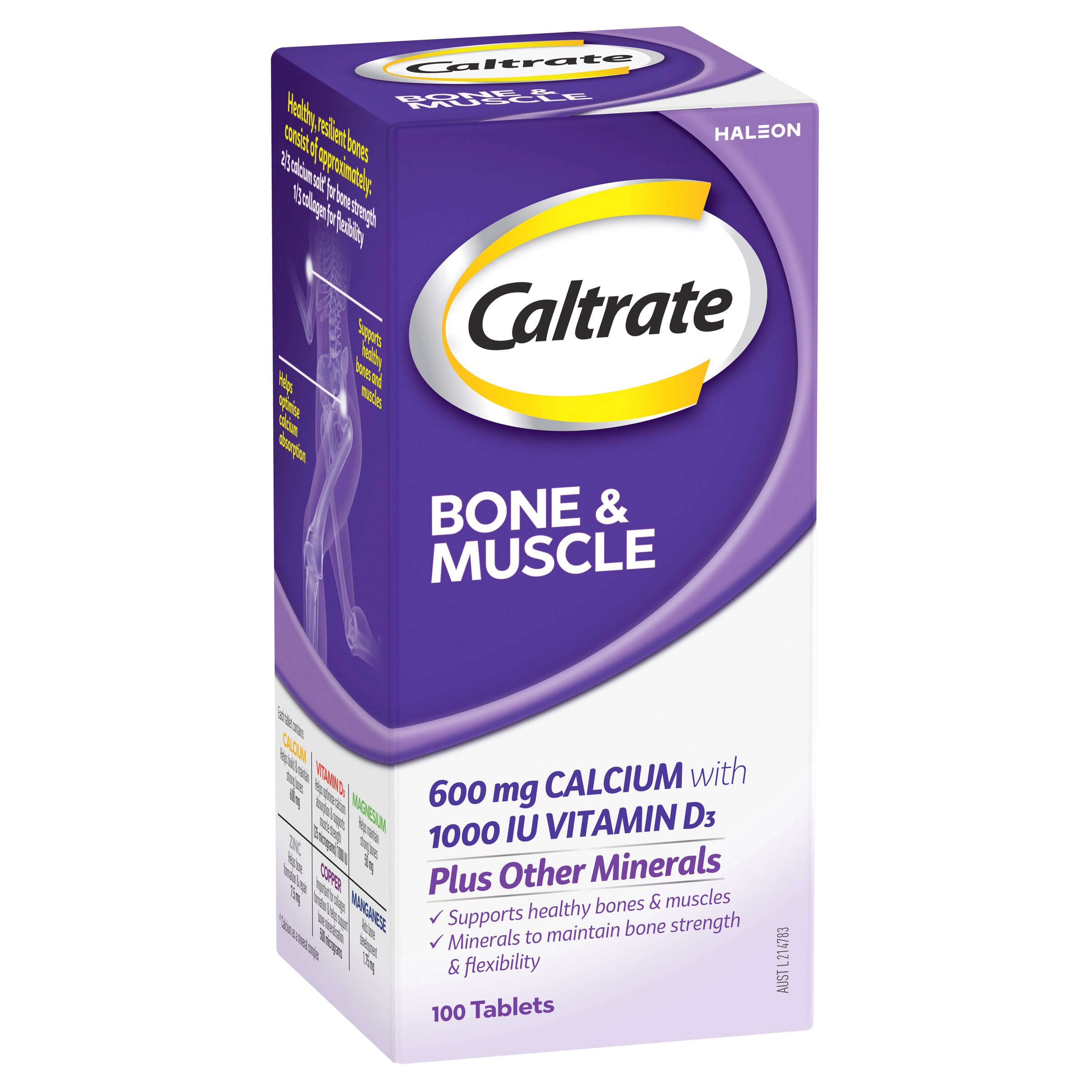 Caltrate Bone & Muscle 100 tablets - Image 7