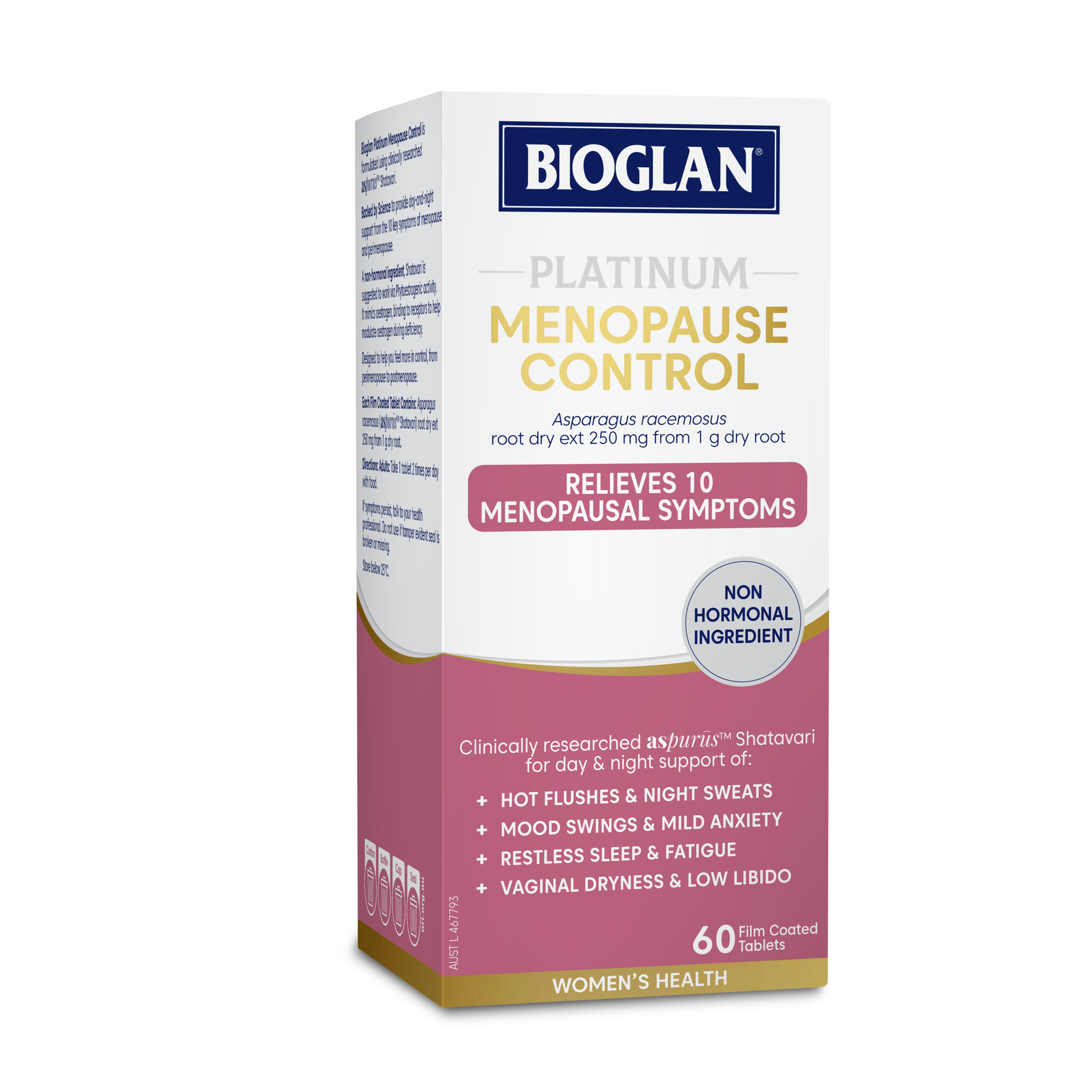 Bioglan Platinum Complete Menopause Control 60 capsule - Image 3
