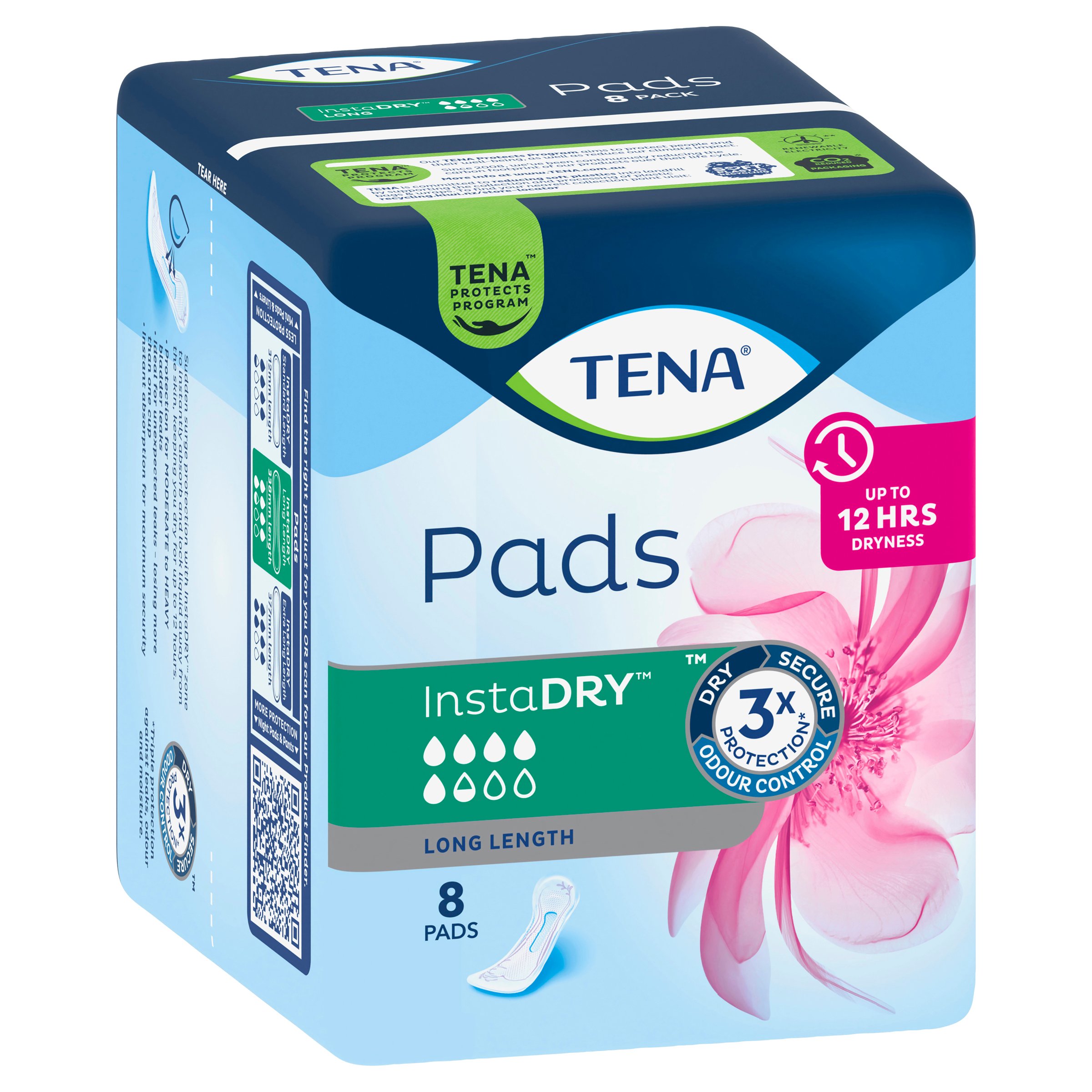 Tena Pads InstaDry Long Length 8 pack - Image 11