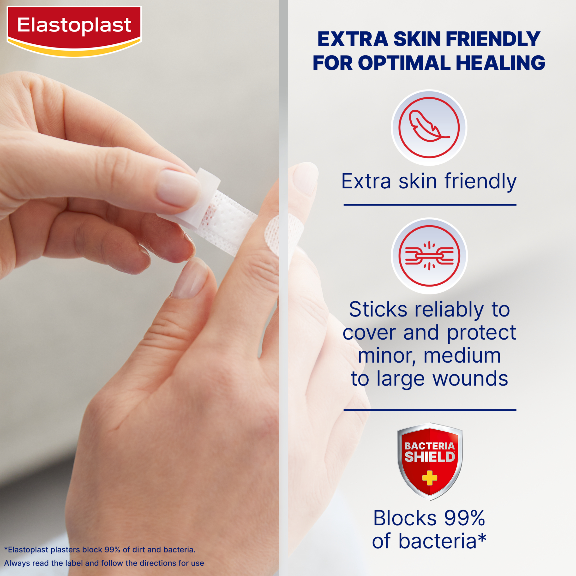 Elastoplast Sensitive Strips Assorted Shapes 40 pack - Image 6