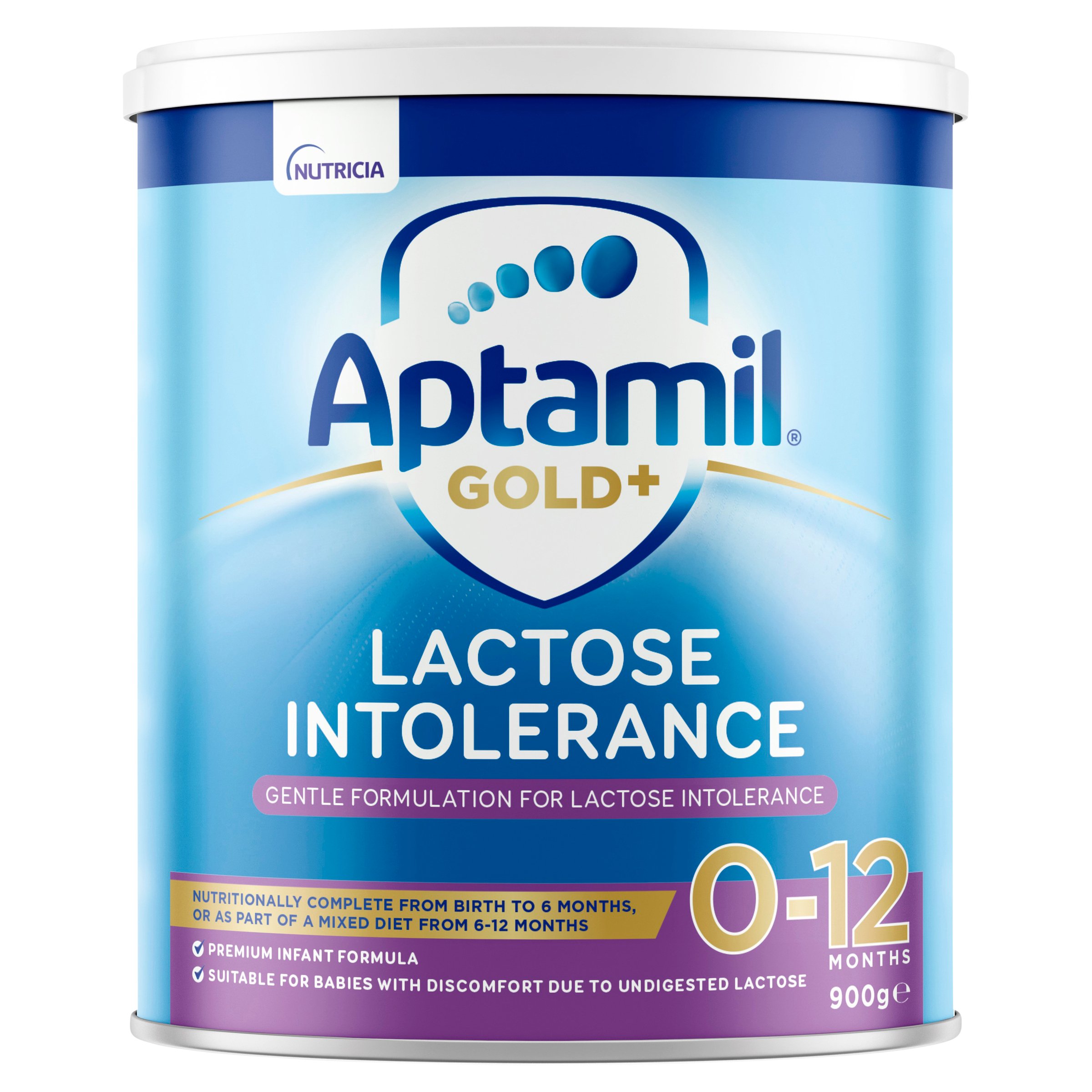 Aptamil Gold+ Lactose Intolerance Baby Formula From 0 To 12 Months 900g - Image 1