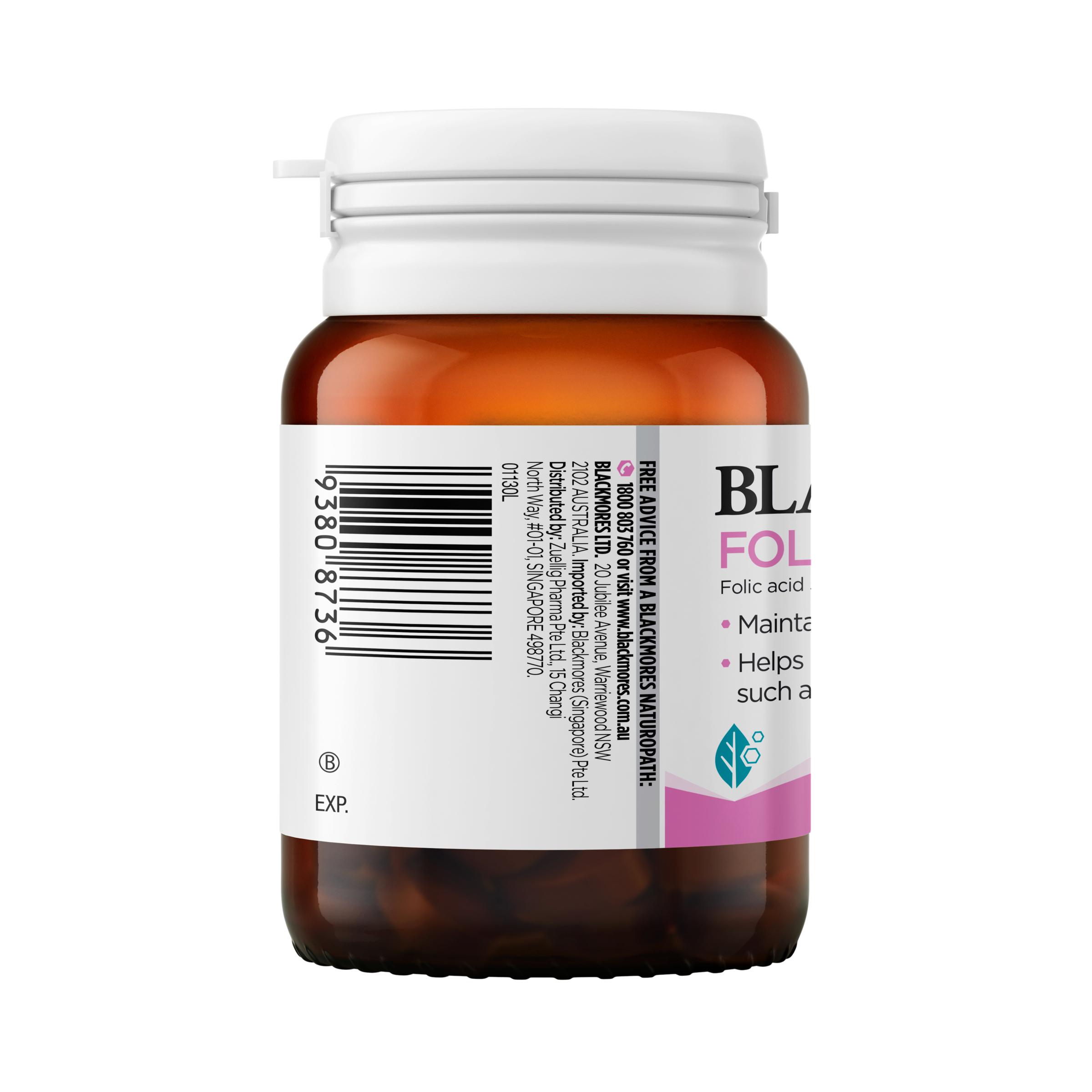 Blackmores Folate 500mcg - 90 tablets - Image 3