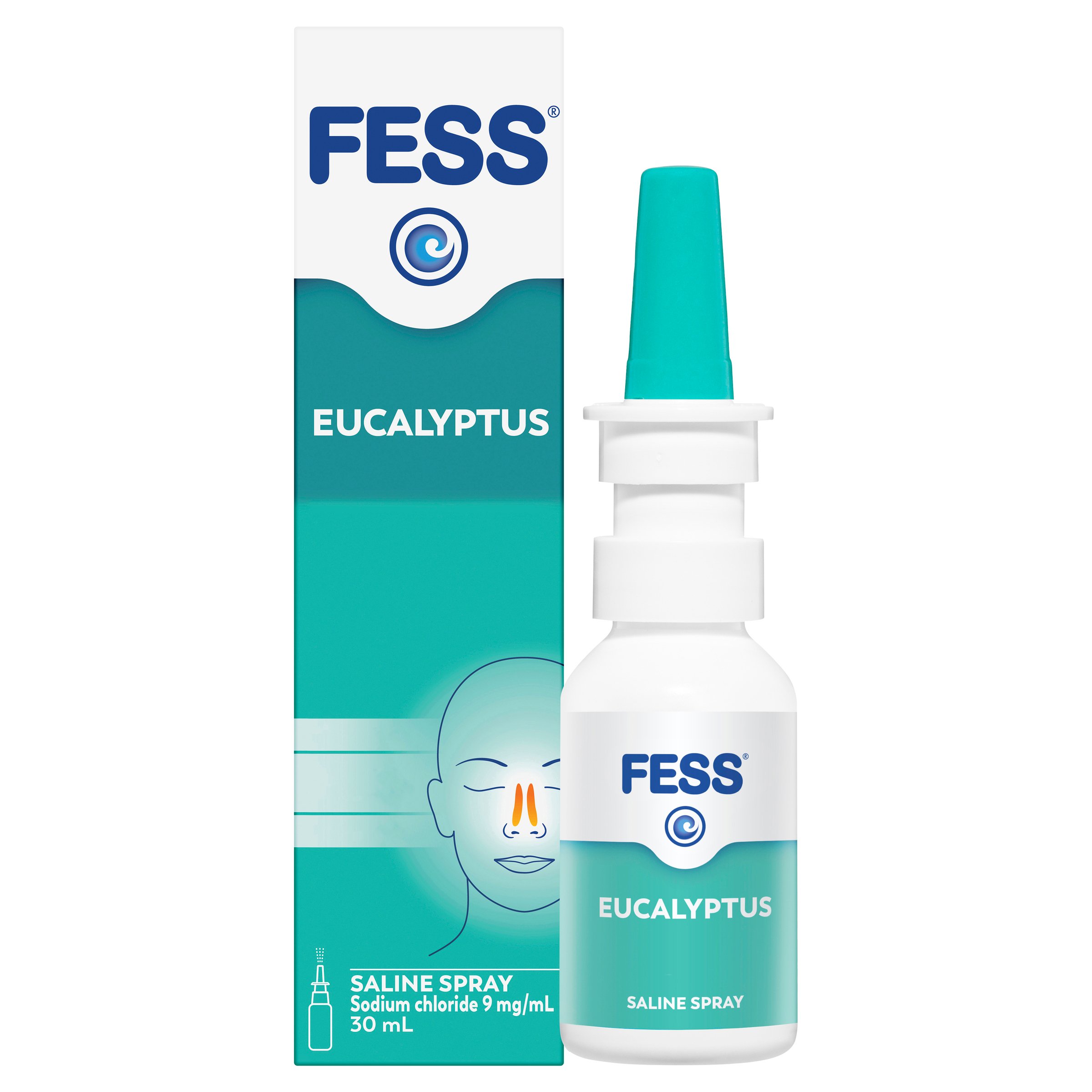 Fess Saline Nasal Spray Eucalyptus 30ml - Image 10