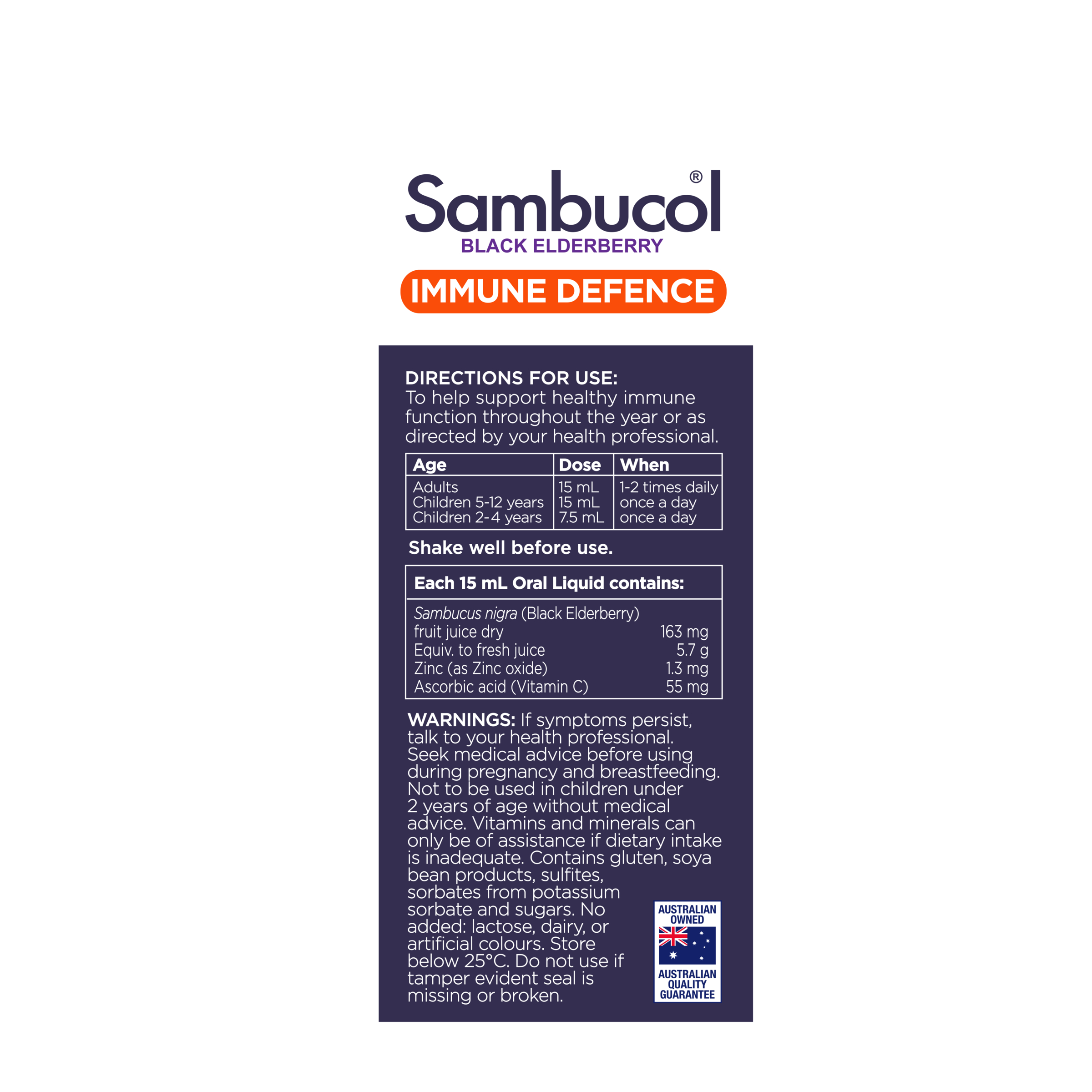 Sambucol Immune Defence Everyday 250ml - Image 2