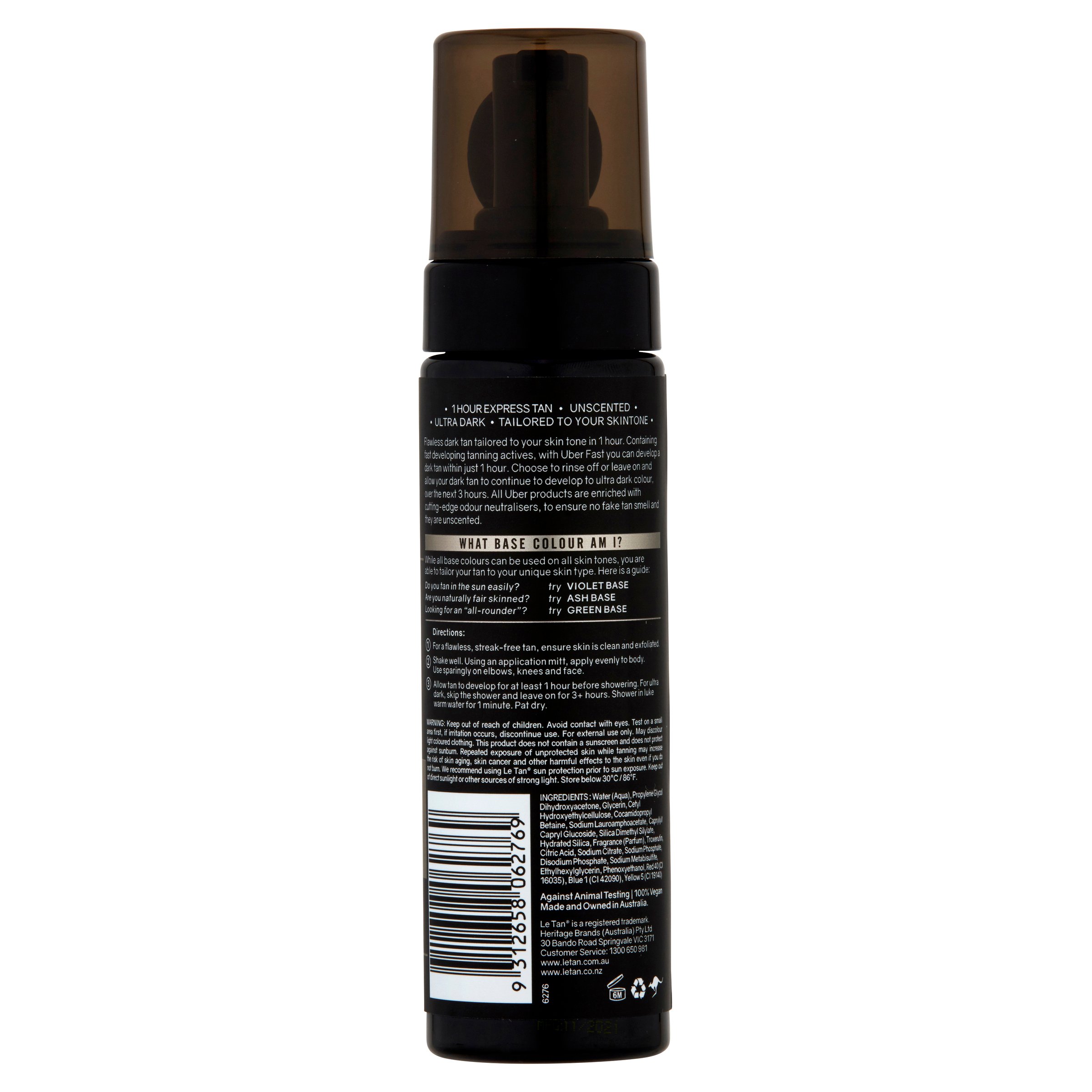 Le Tan Gold Dark Fast Ash 200ml - Image 2