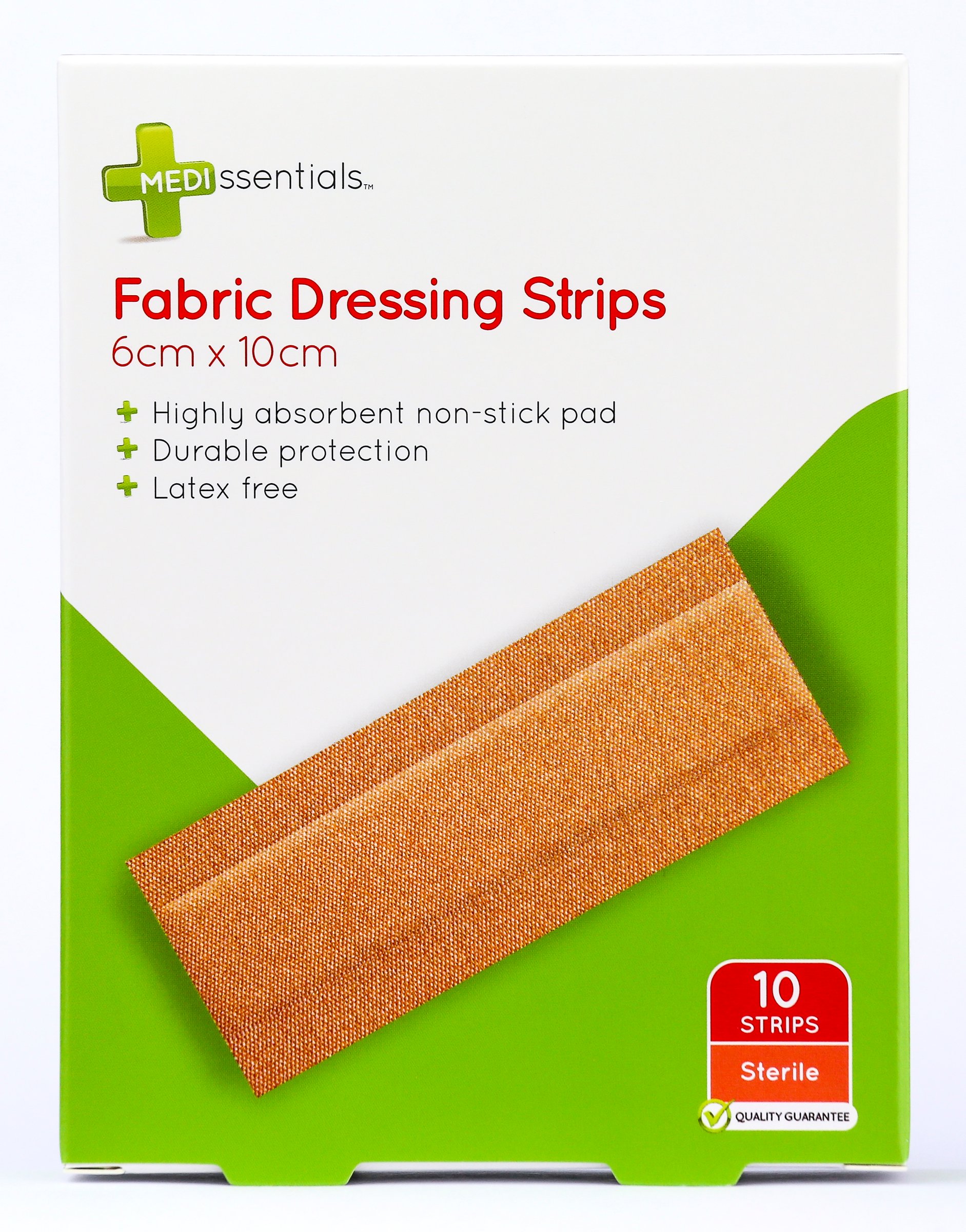 Medissentials Fabric Dressing Strip 6cm X 10cm 10 pack