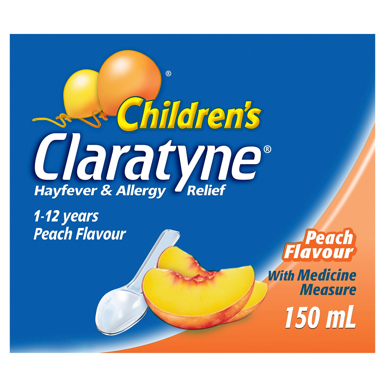 Claratyne Children's Hayfever & Allergy Relief Syrup 1-12 Years Peach Flavoured 150ml - Image 4