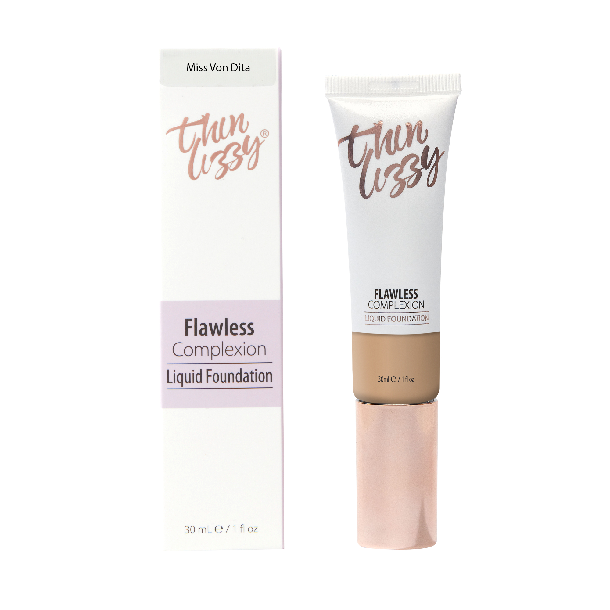 Thin Lizzy Flawless Complexion Liquid Foundation Von Dita 30ml - Image 1