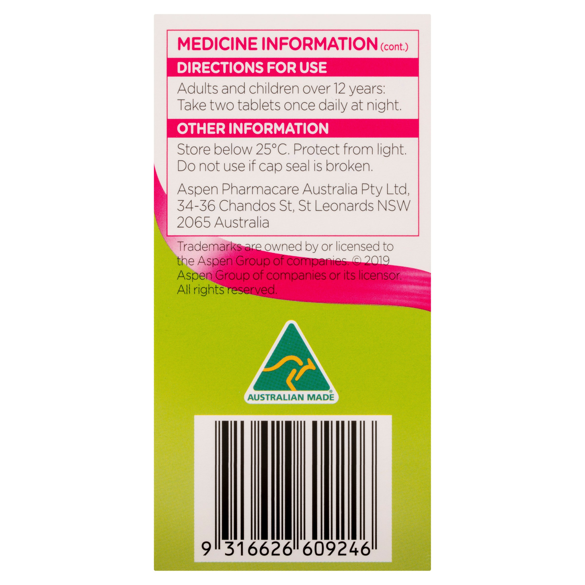 Coloxyl 120mg - 100 tablets - Image 2