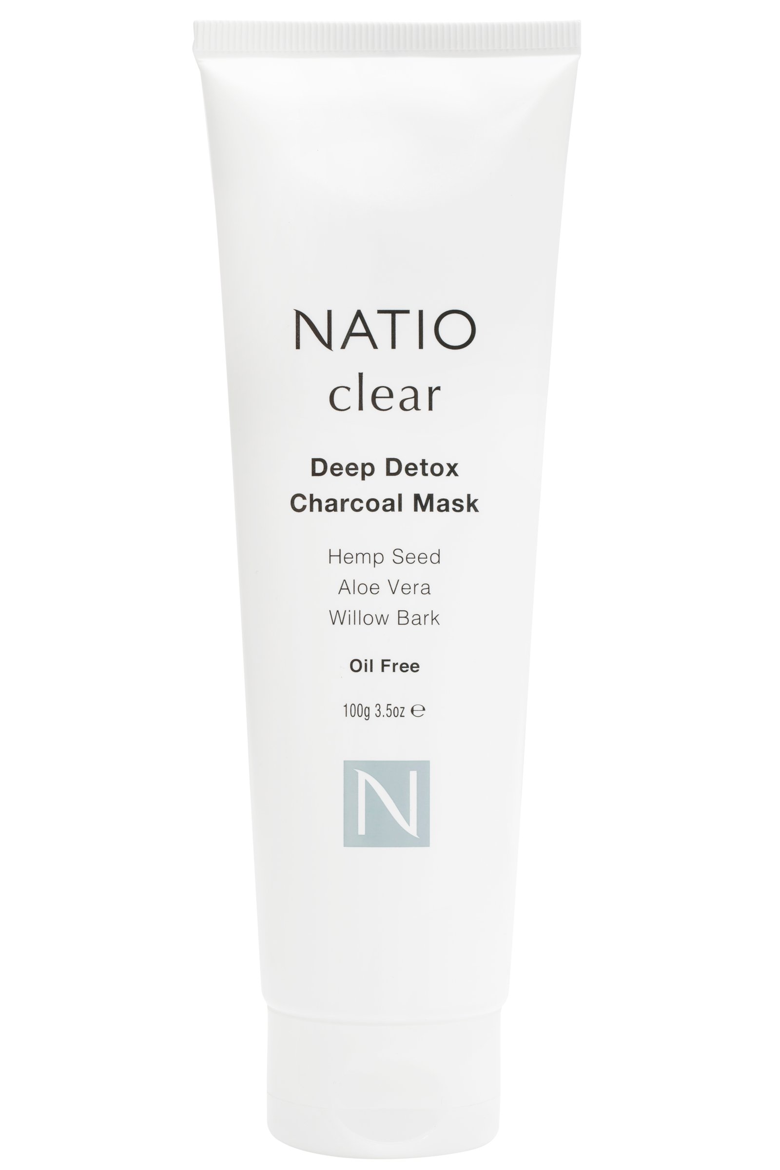 Natio Clear Deep Detox Charcoal Mask 100g - Image 1