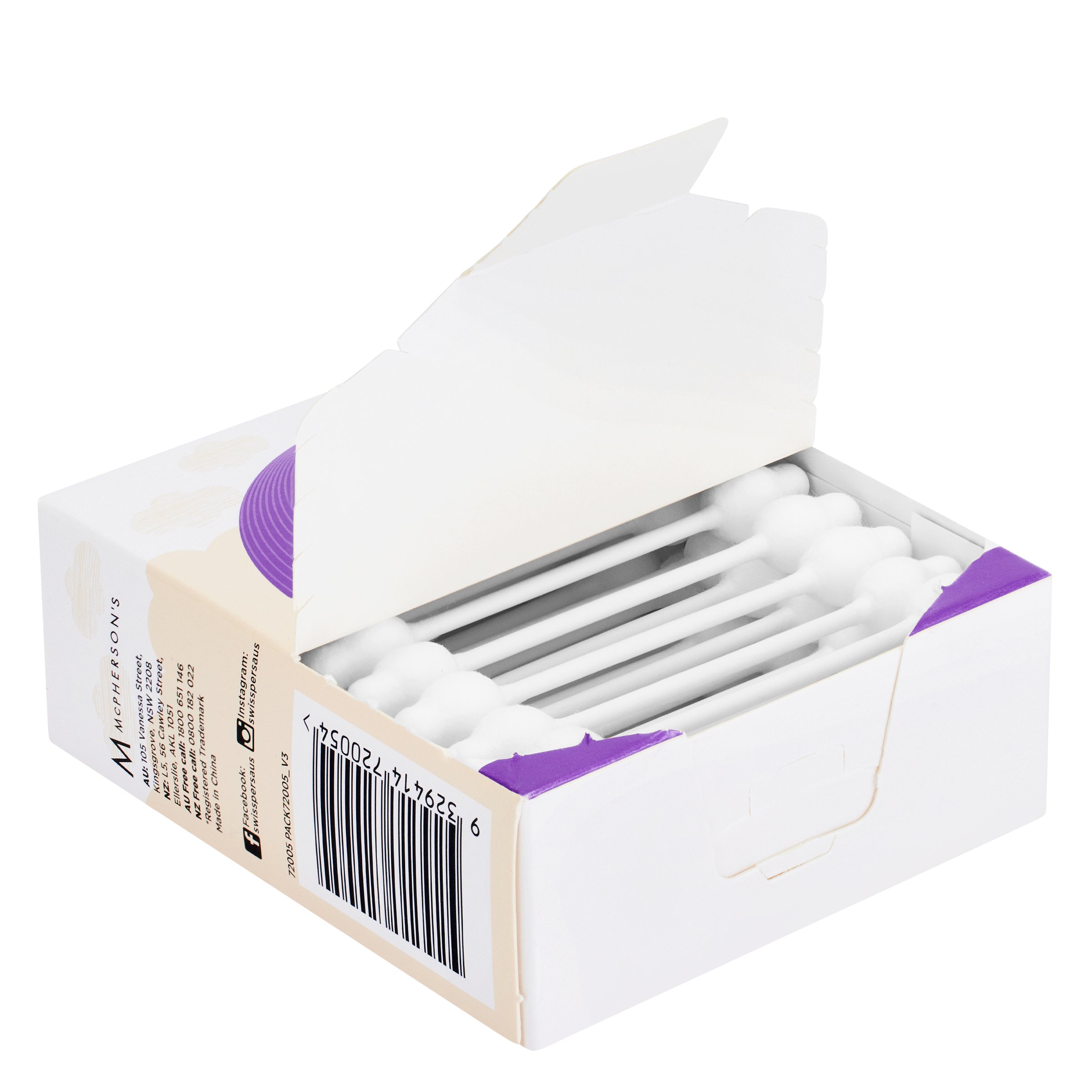 Swisspers Baby Cotton Tips Paper Stems 40 pack - Image 5