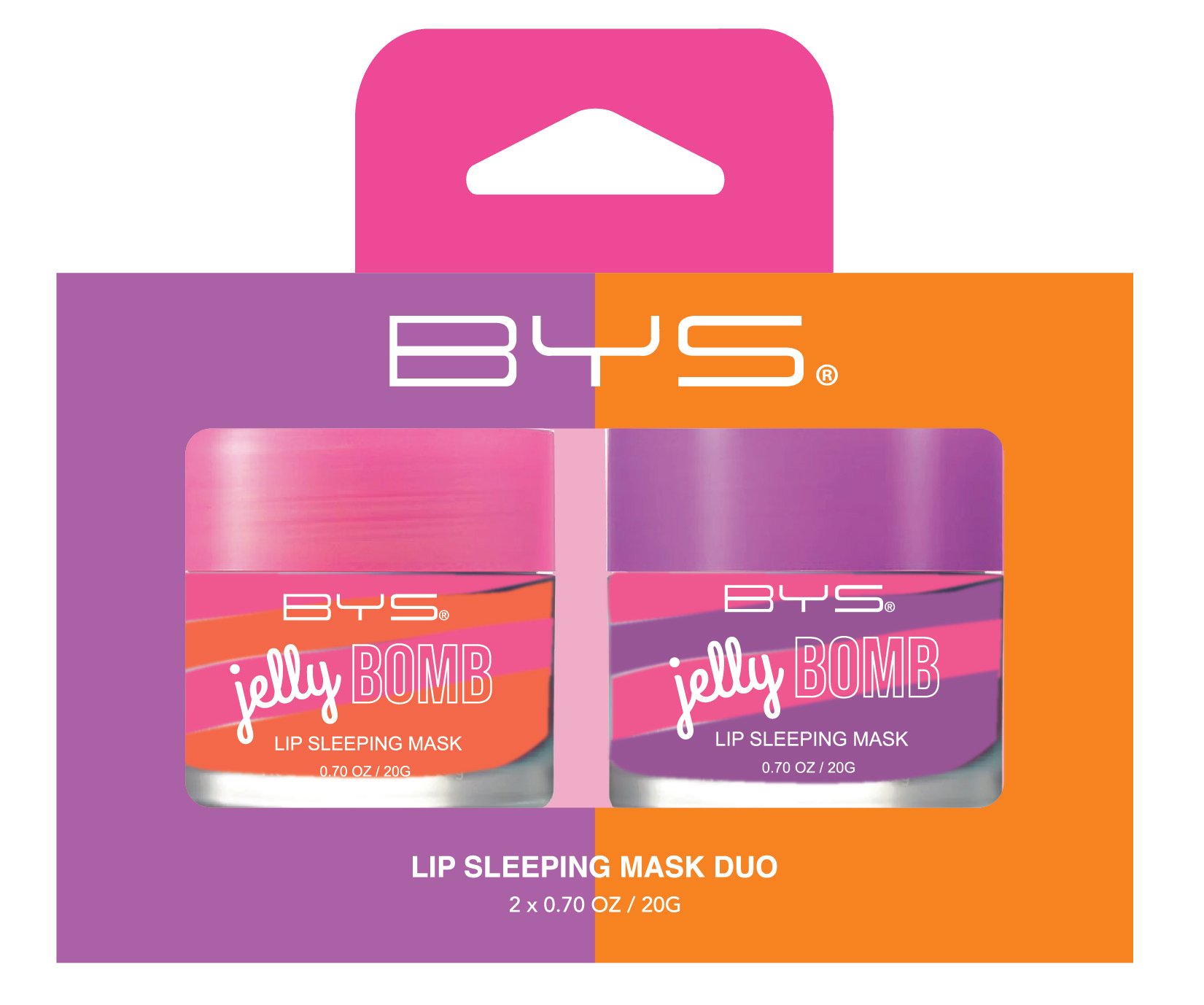 BYS Neon Duo Lip Sleeping Masks 2 piece - Image 2