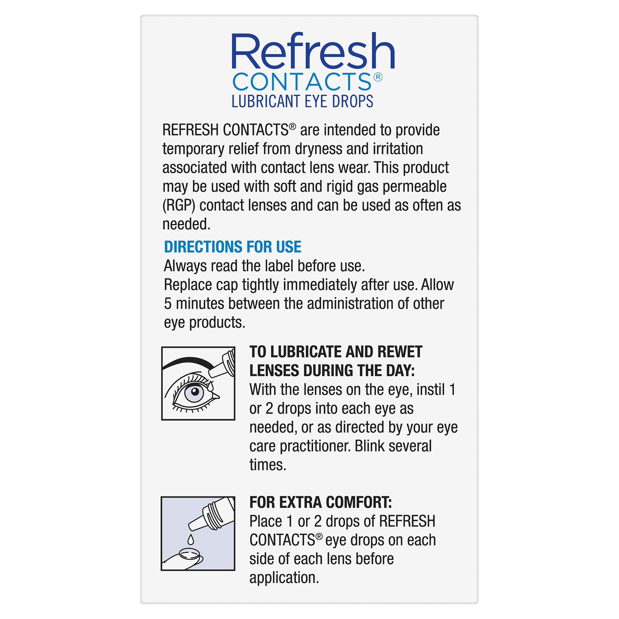 Refresh Contacts Eye Drops 15ml - Image 2