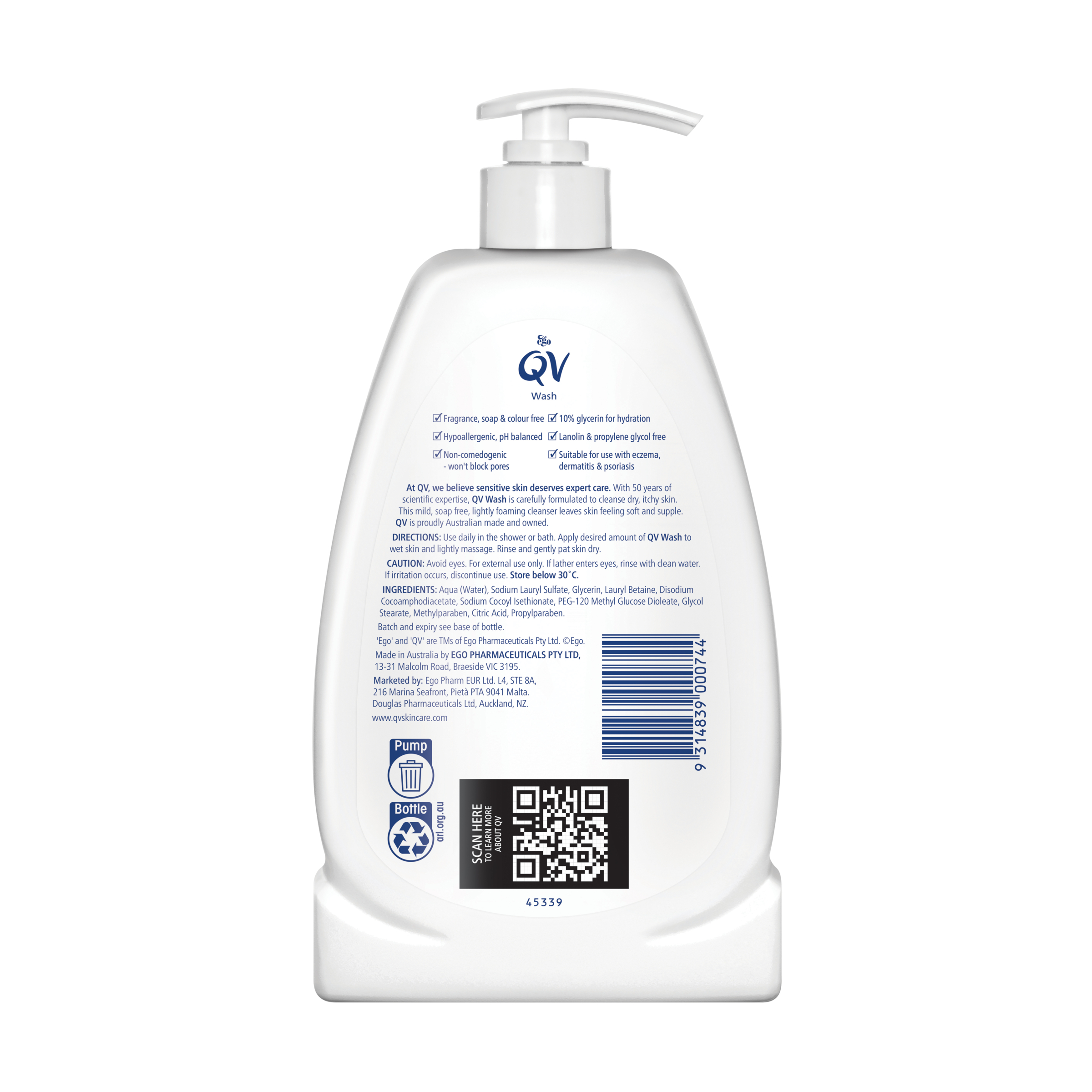 Ego QV Wash Pump 500ml - Image 2