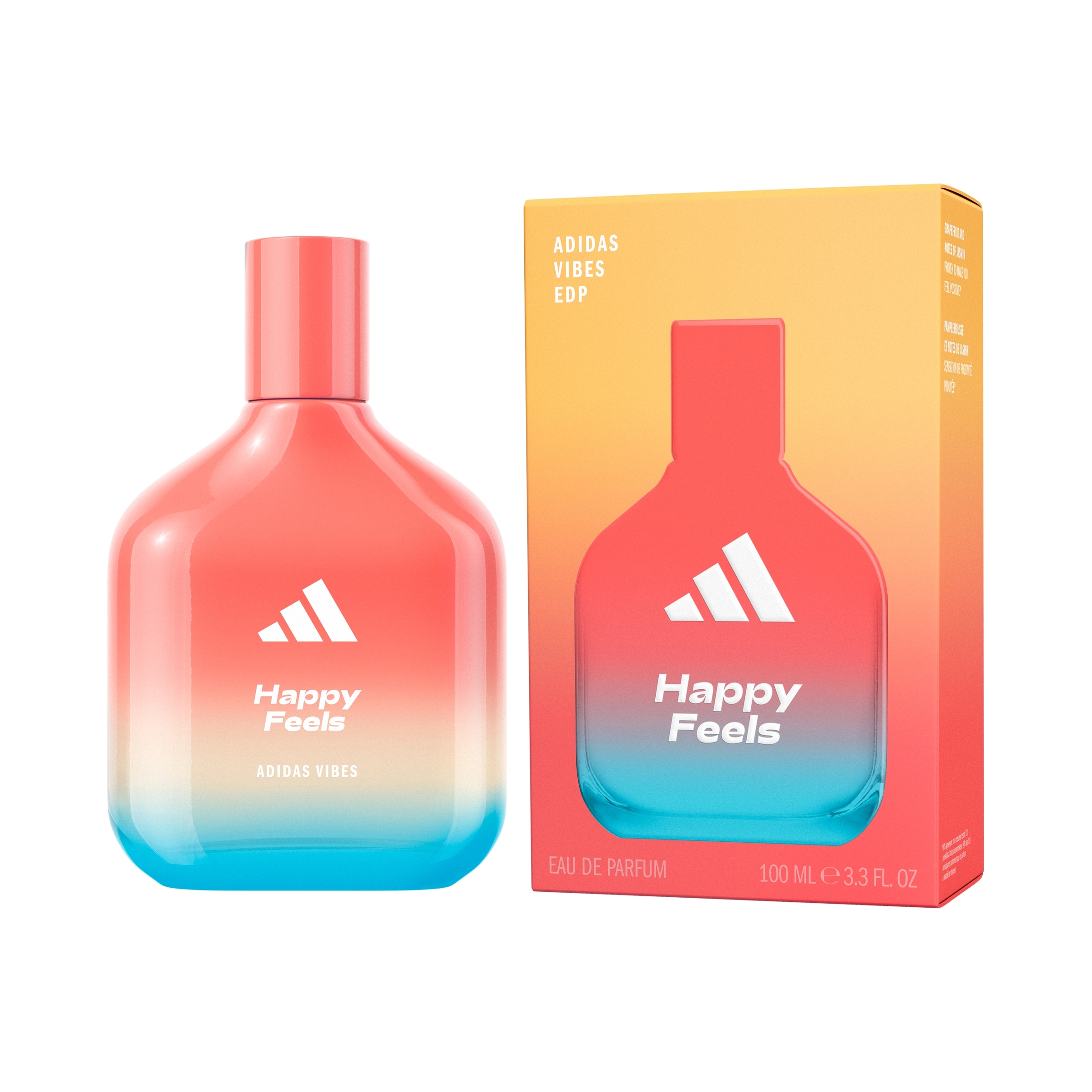 Adidas Vibes Happy Feels EDP Spray 100ml - Image 3